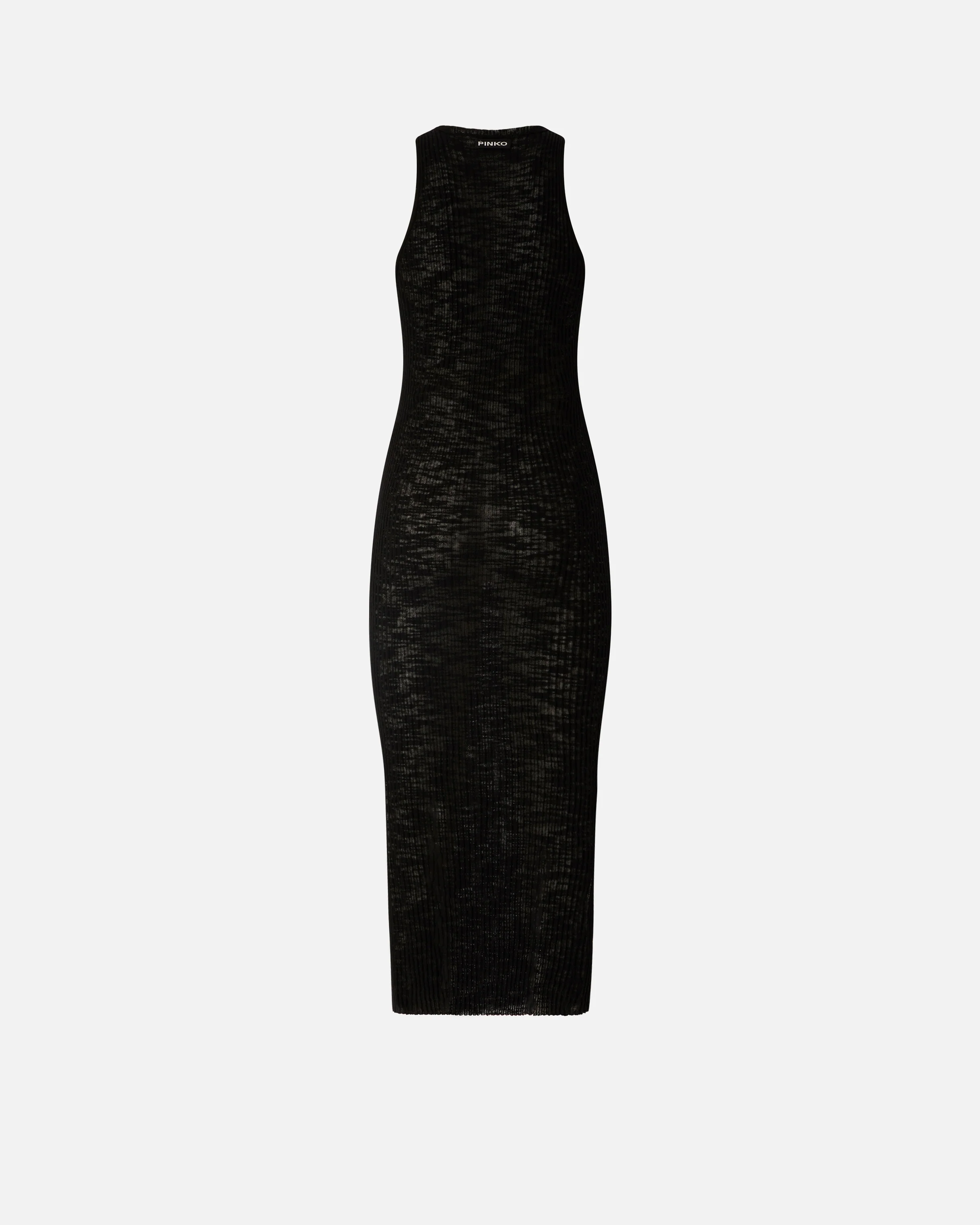Ribbed slim-fit midi dress with rips - Image 6