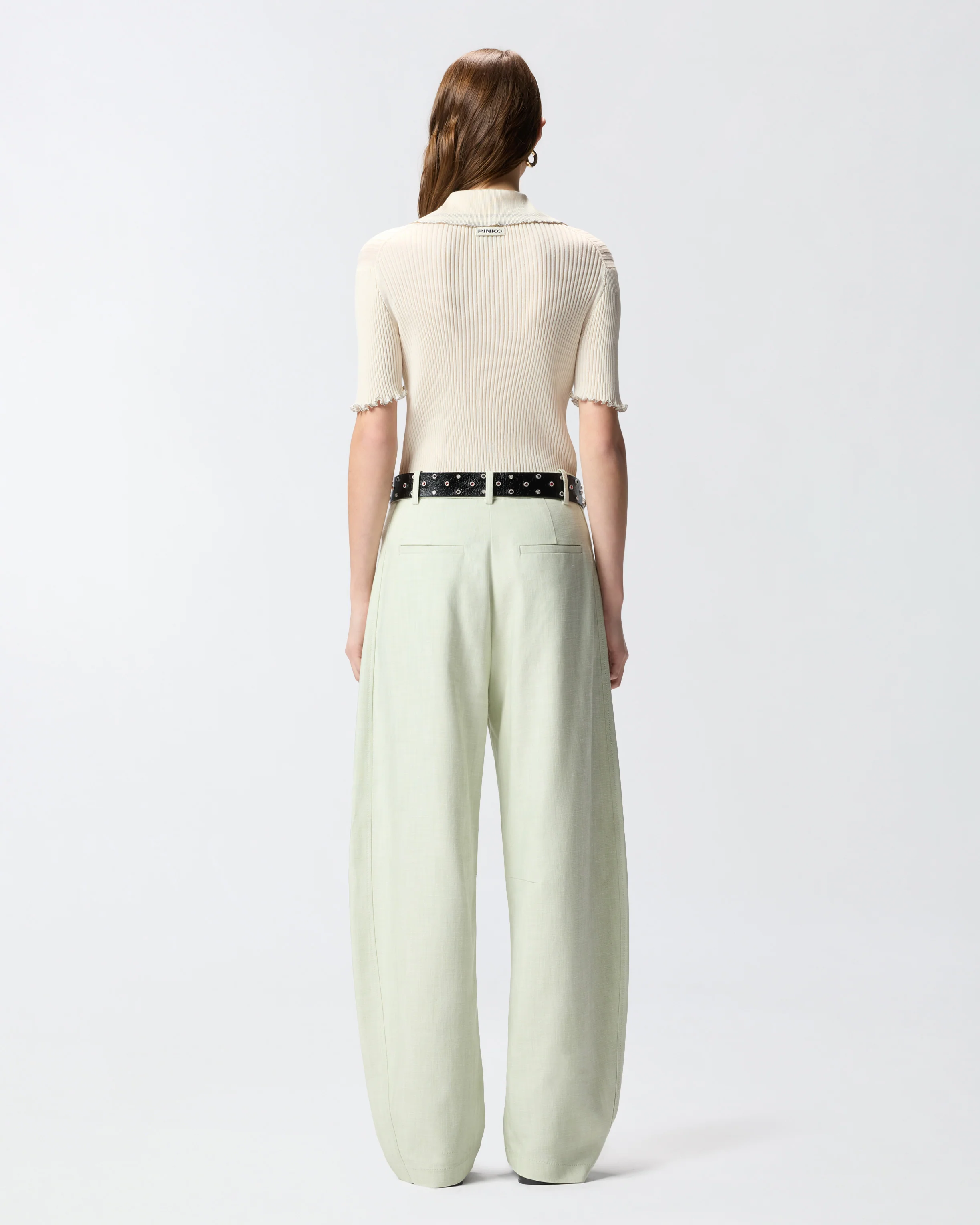 Ribbed sweater with jewel edges - Image 3