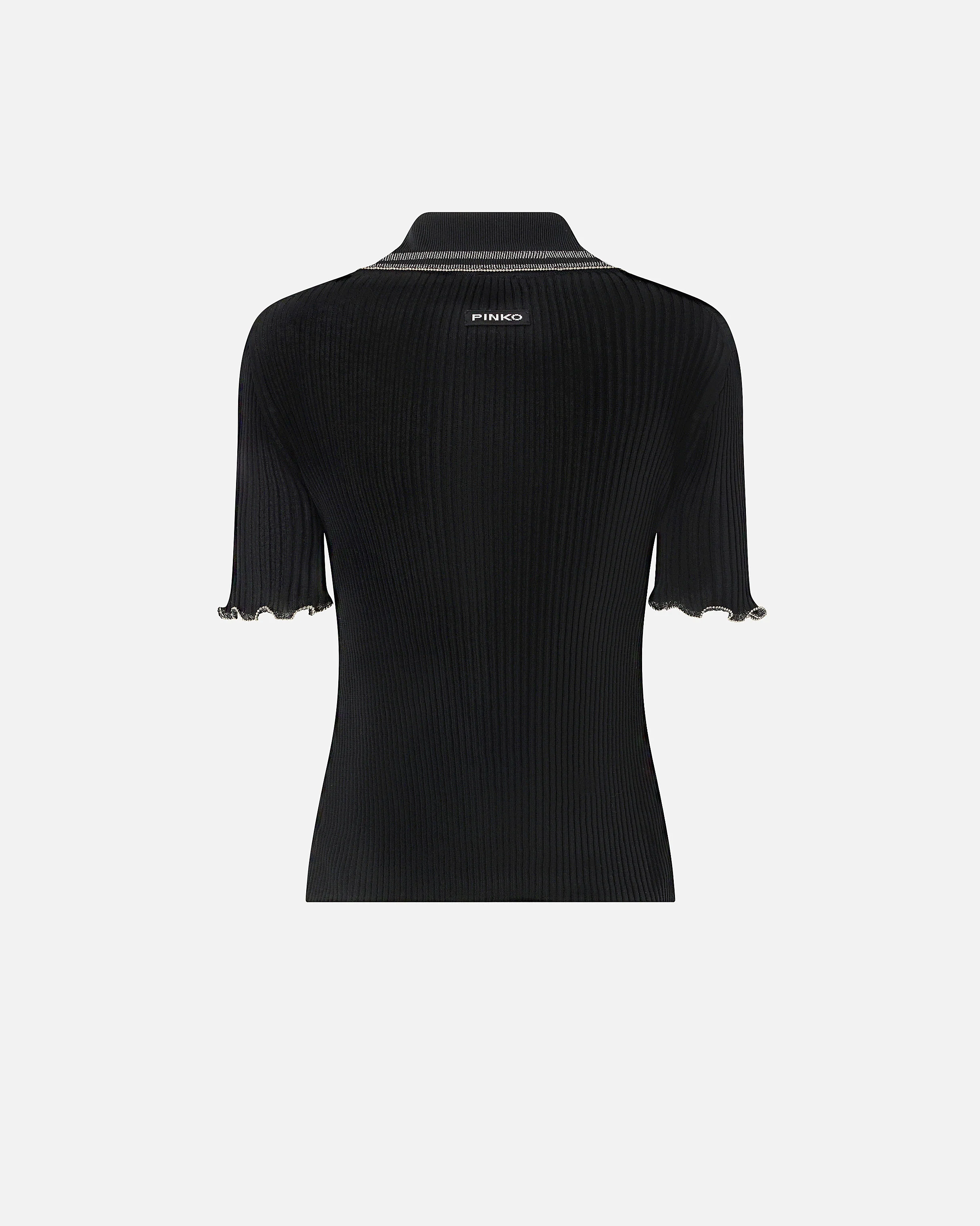 Ribbed sweater with jewel edges - Image 6