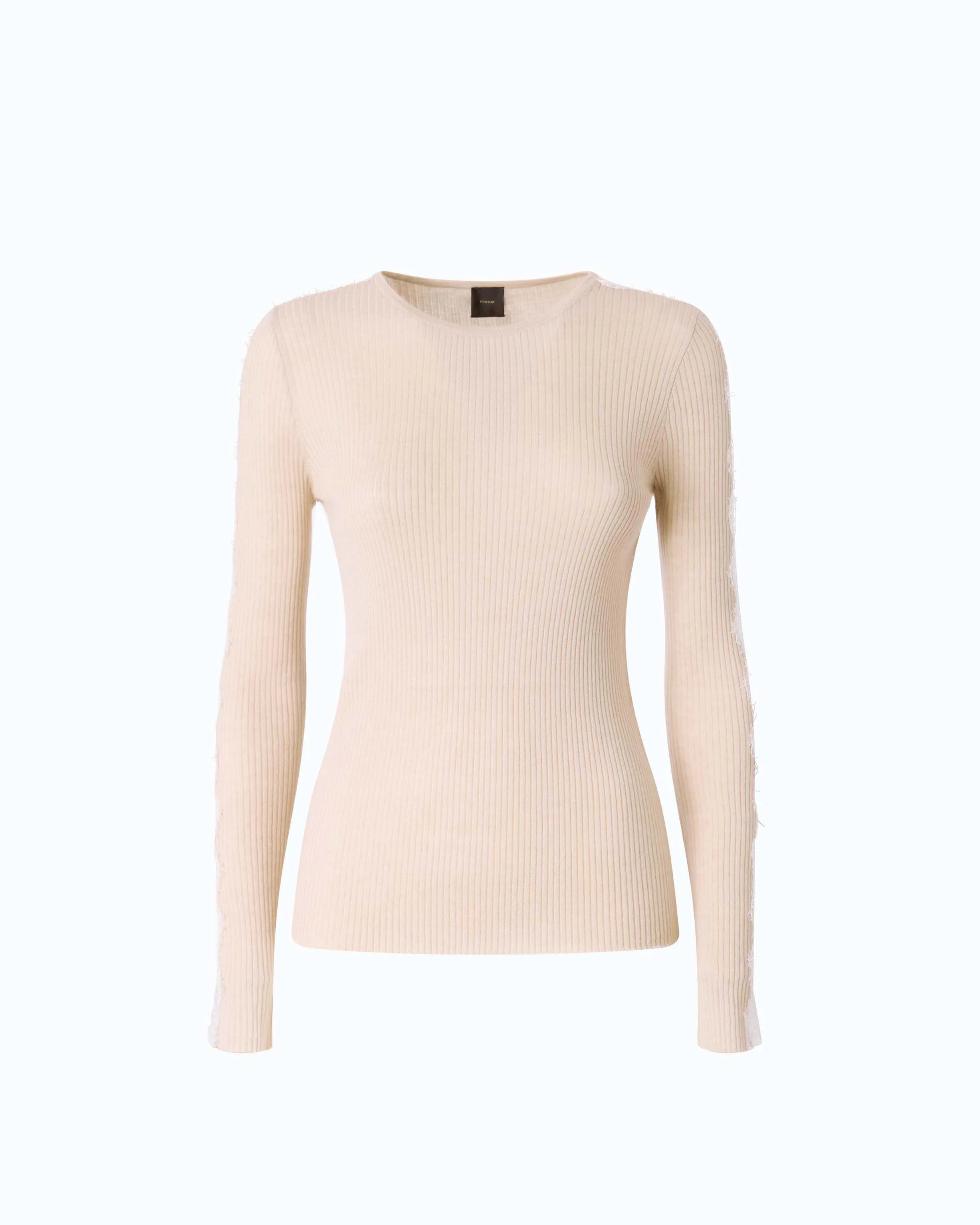Ribbed sweater with lace - Image 5