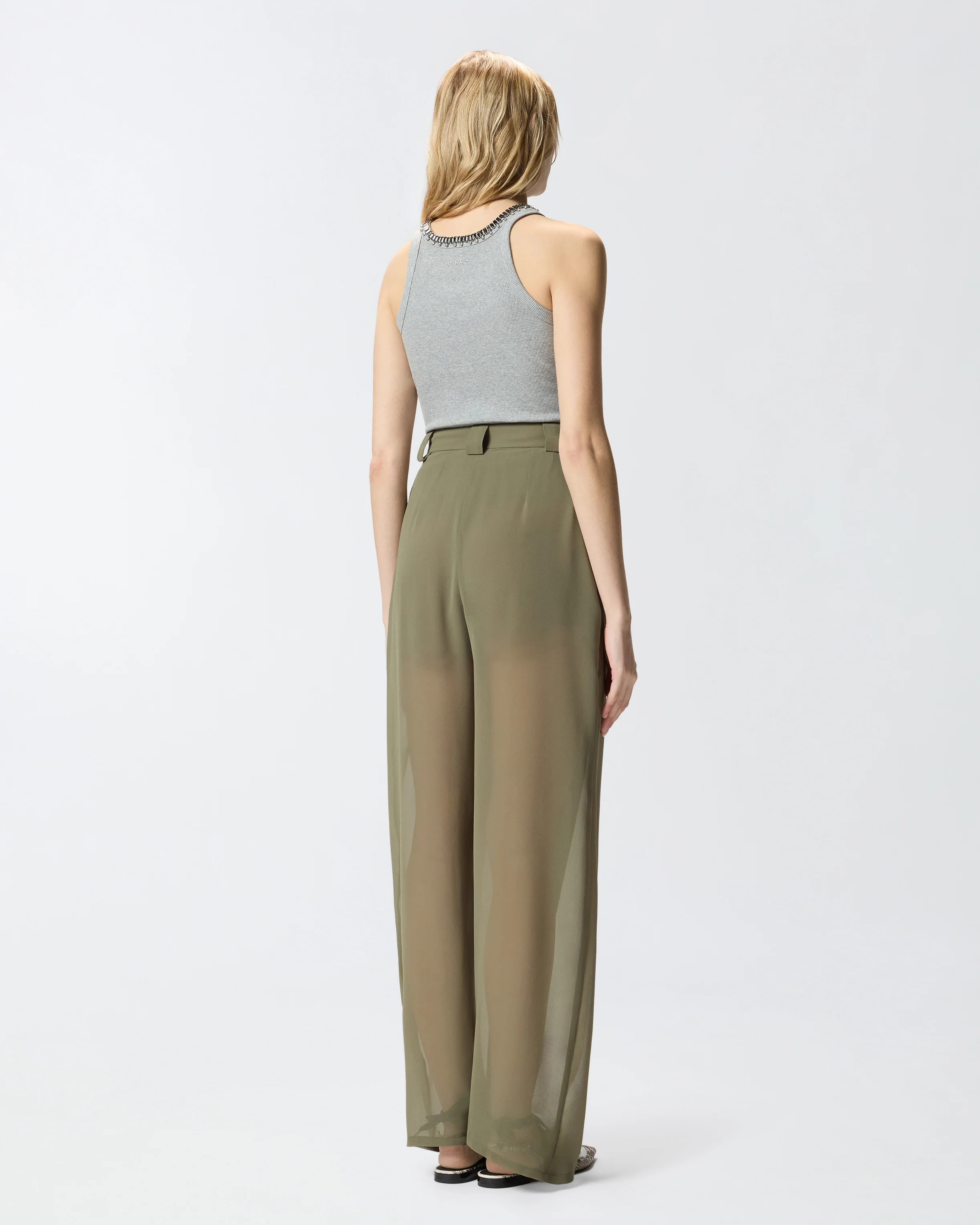 Ribbed top with bejewelled embellishment - Image 3