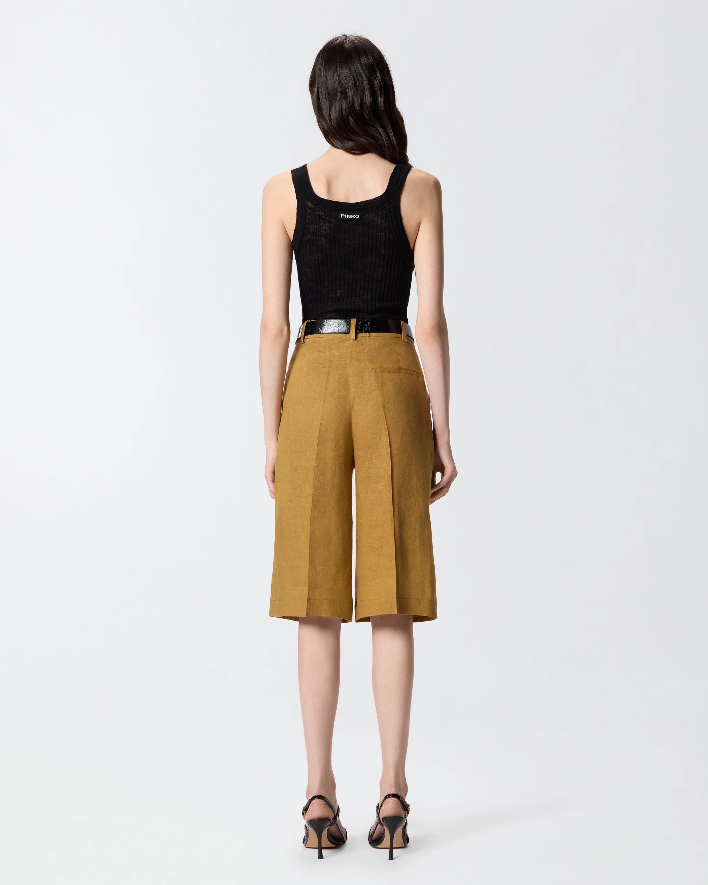 Ribbed vest top with logo - Image 3