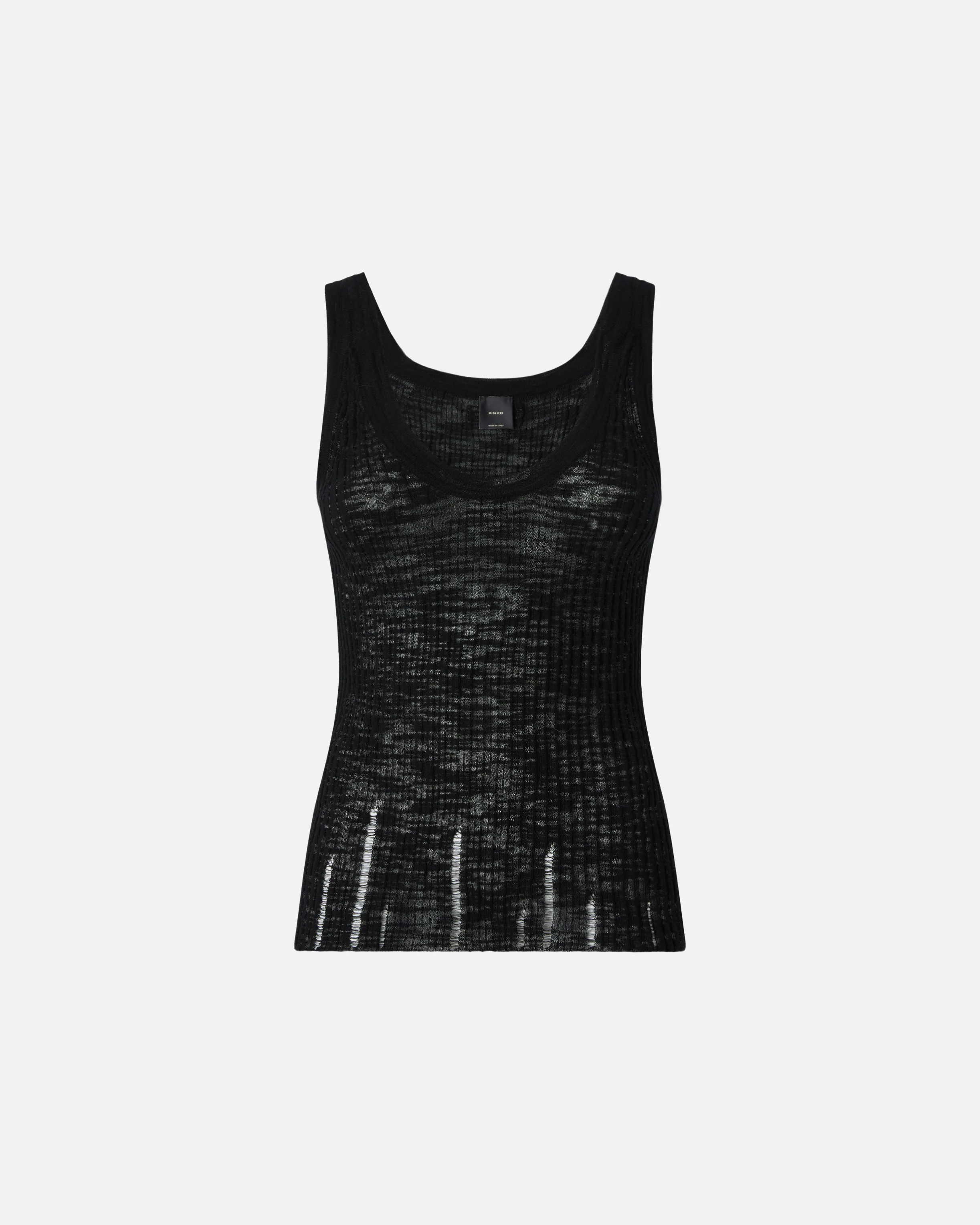 Ribbed vest top with logo - Image 5