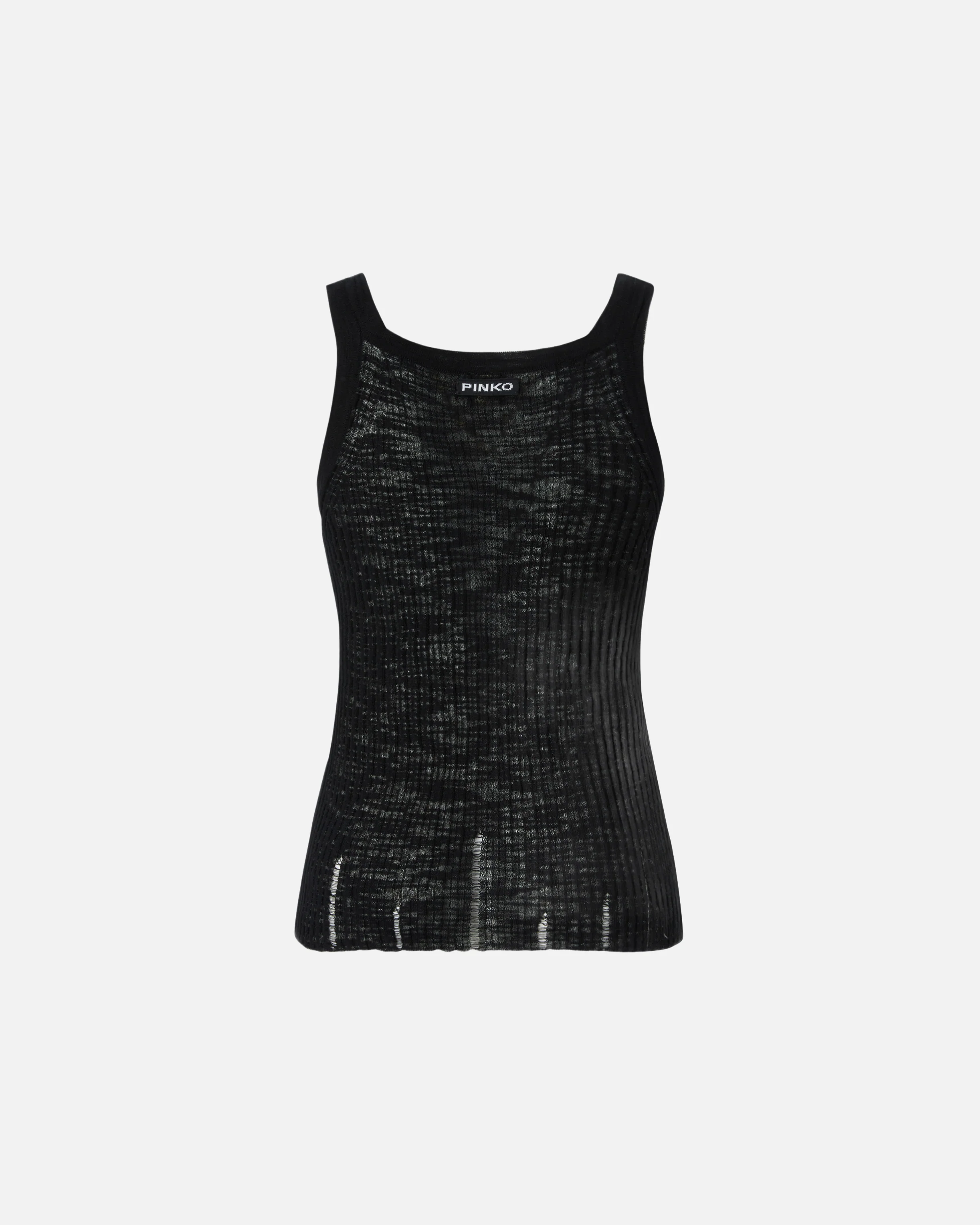Ribbed vest top with logo - Image 6