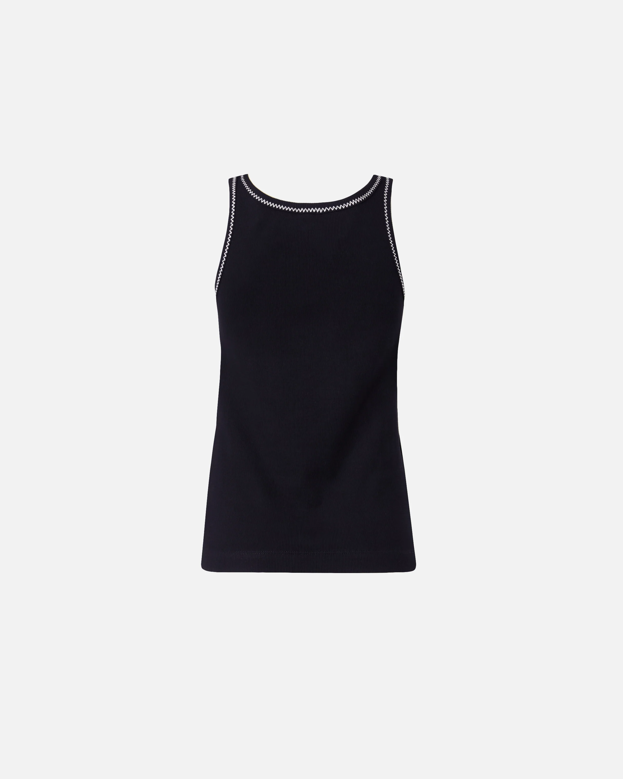 Ribbed vest top with Love Birds embroidery - Image 6