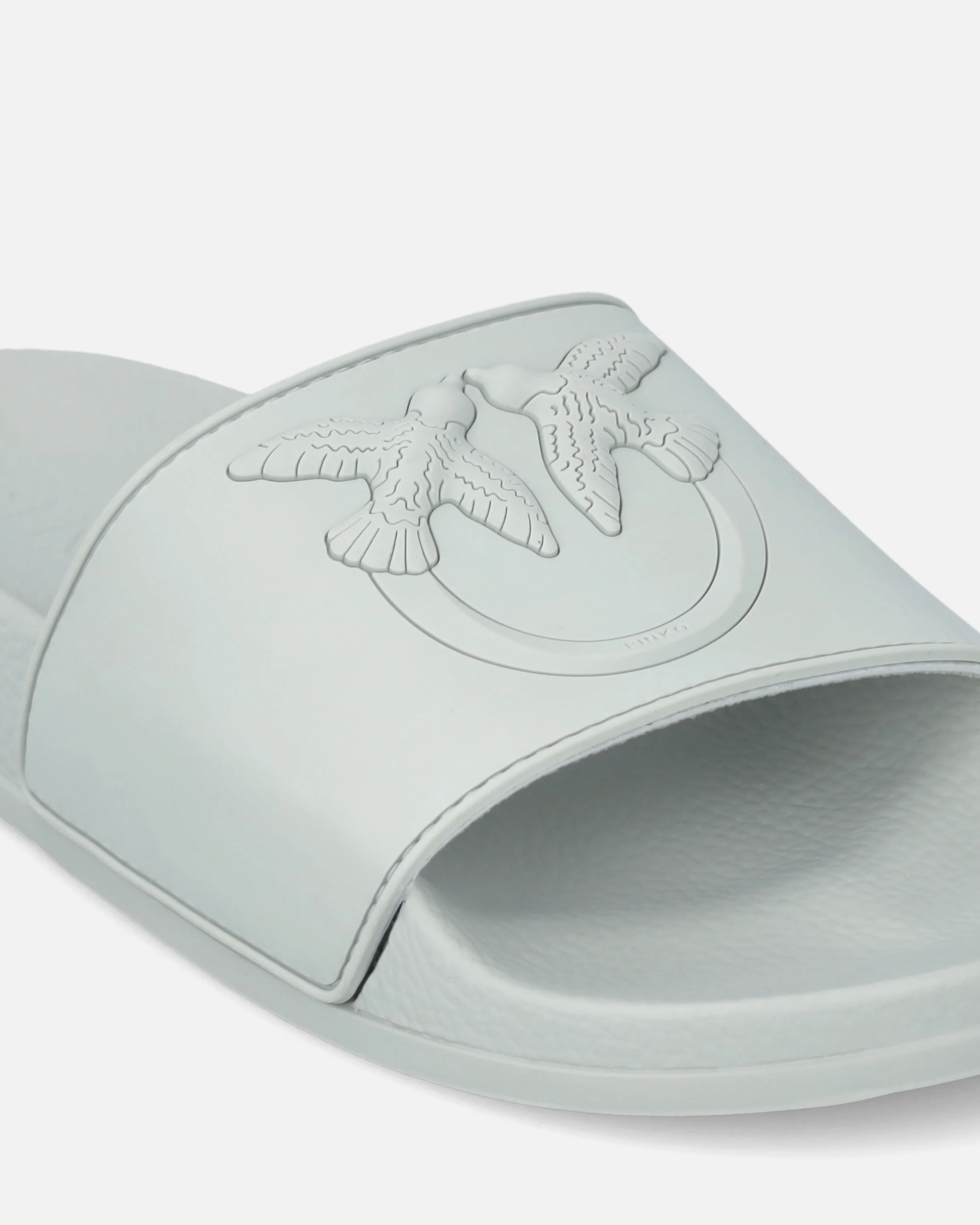 Rubber slip-on sandals with Love Birds maxi logo - Image 4