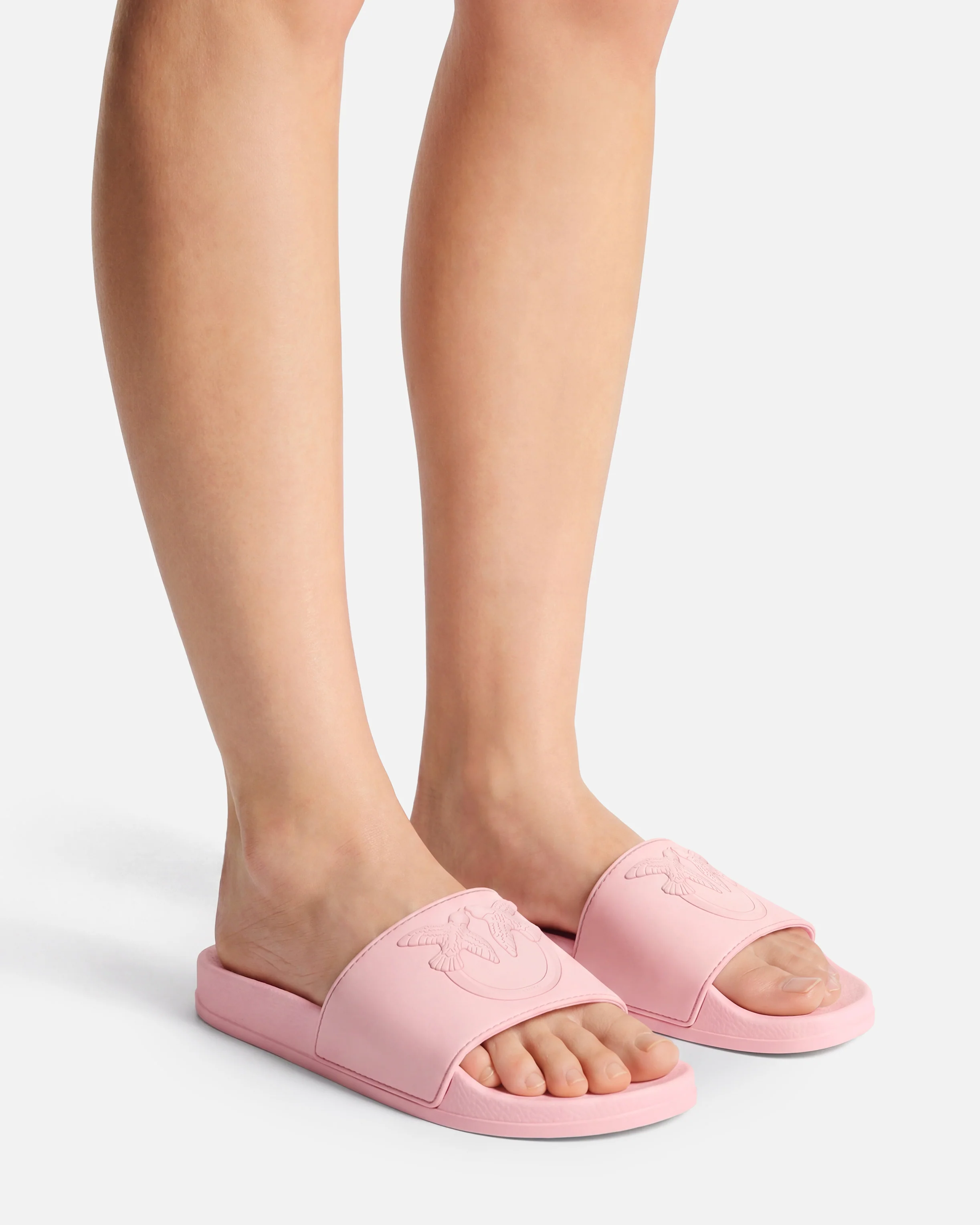 Rubber slip-on sandals with Love Birds maxi logo - Image 11