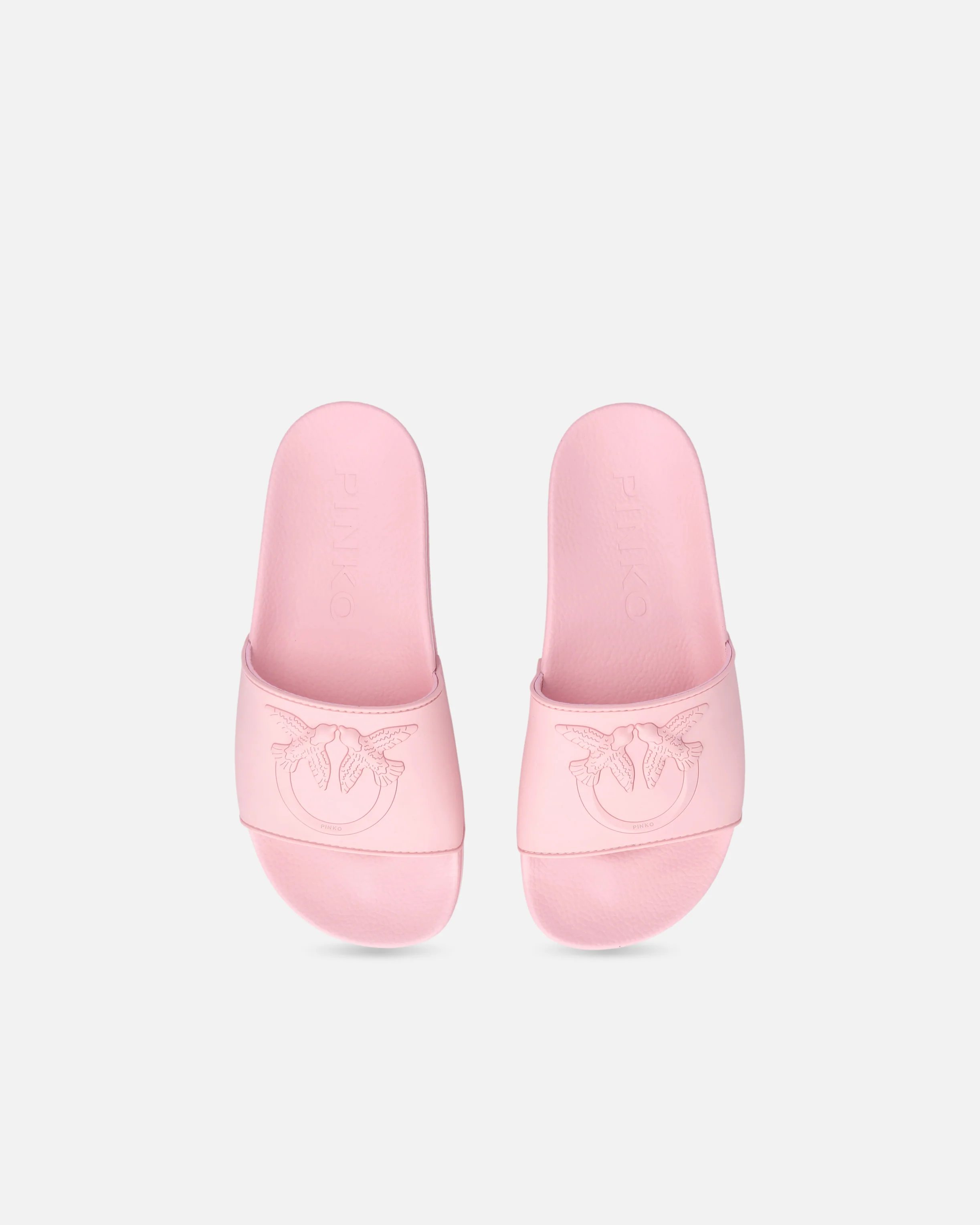 Rubber slip-on sandals with Love Birds maxi logo - Image 9