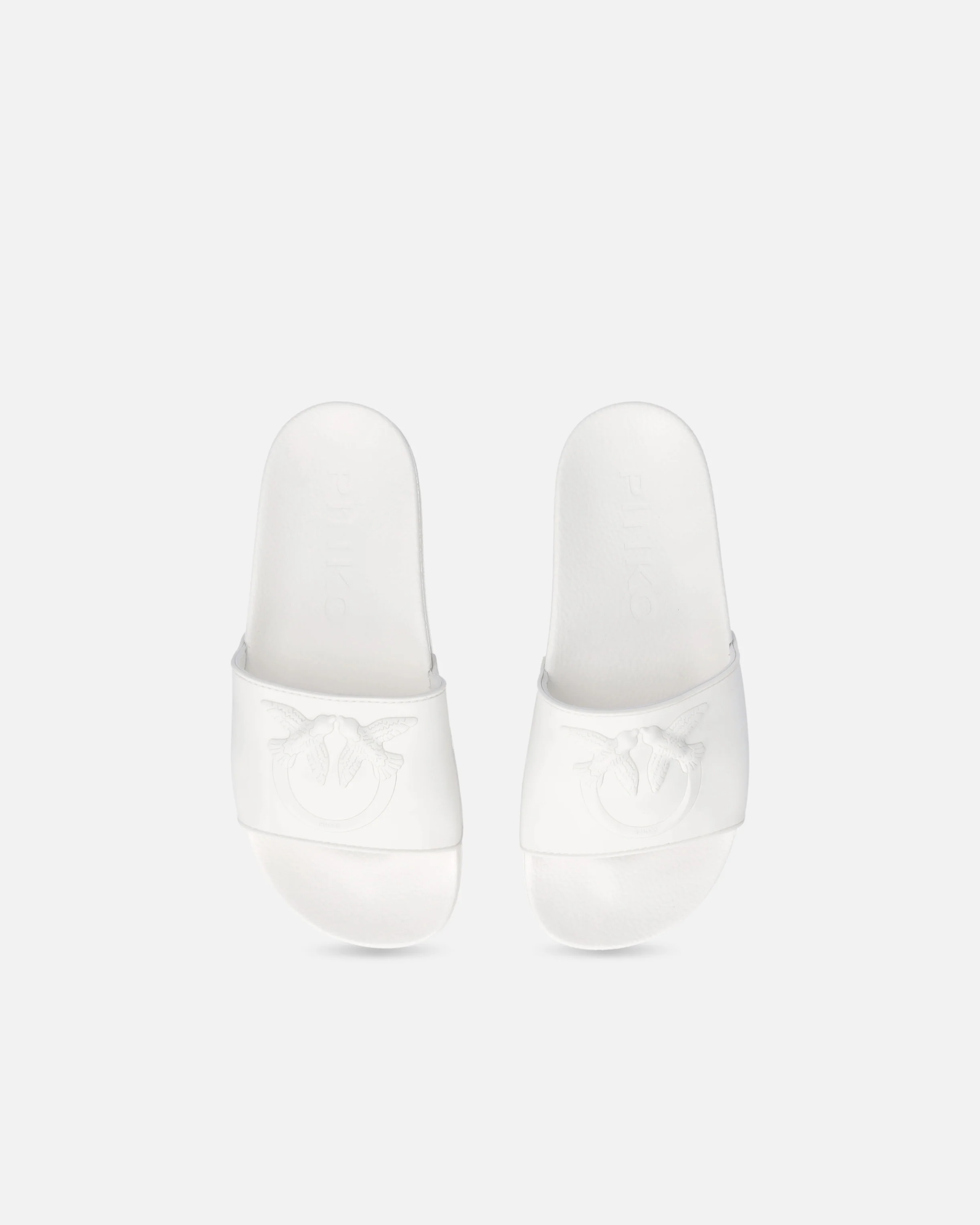Rubber slip-on sandals with Love Birds maxi logo - Image 9