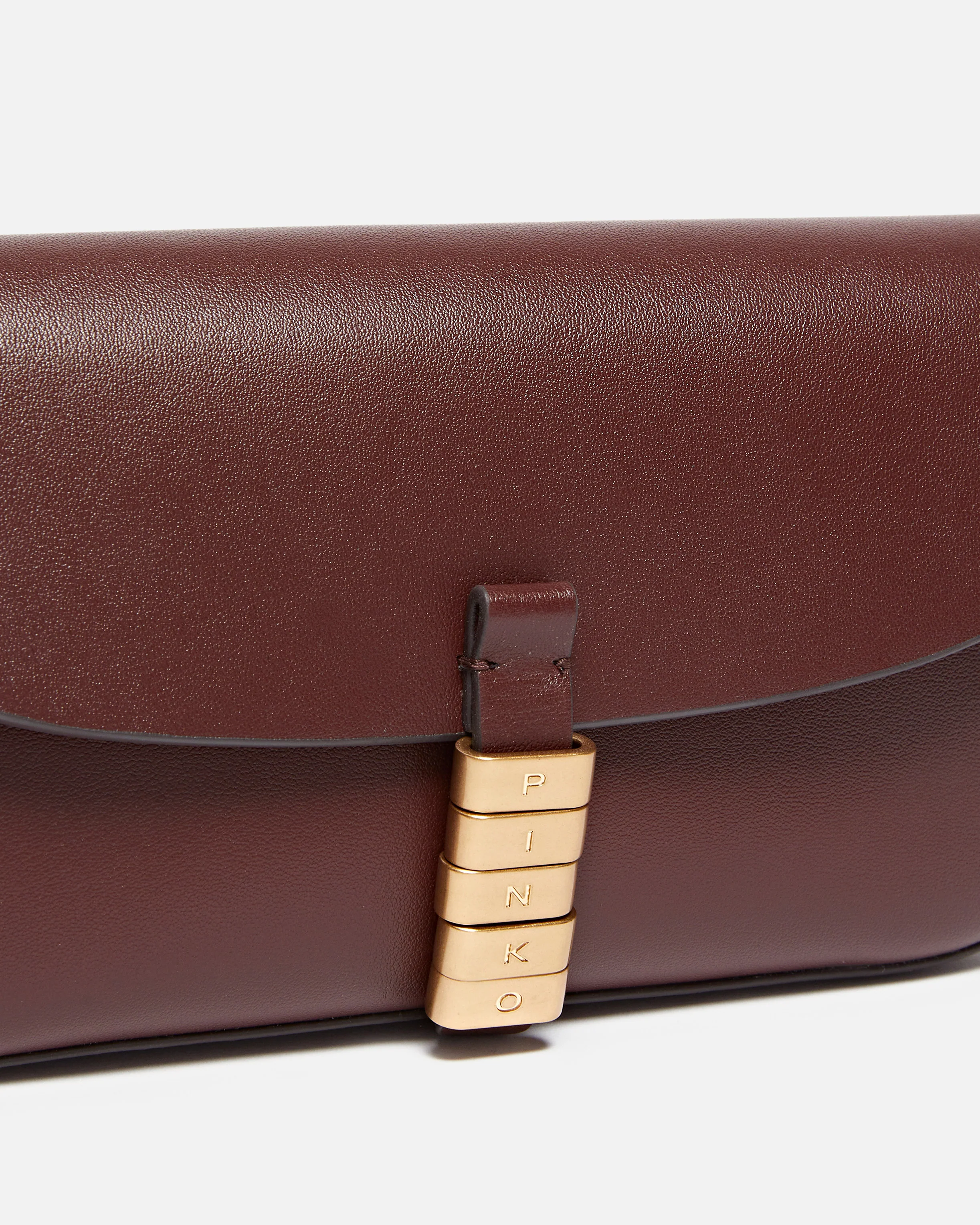 Saddle Flat medium shoulder bag in leather - Image 3