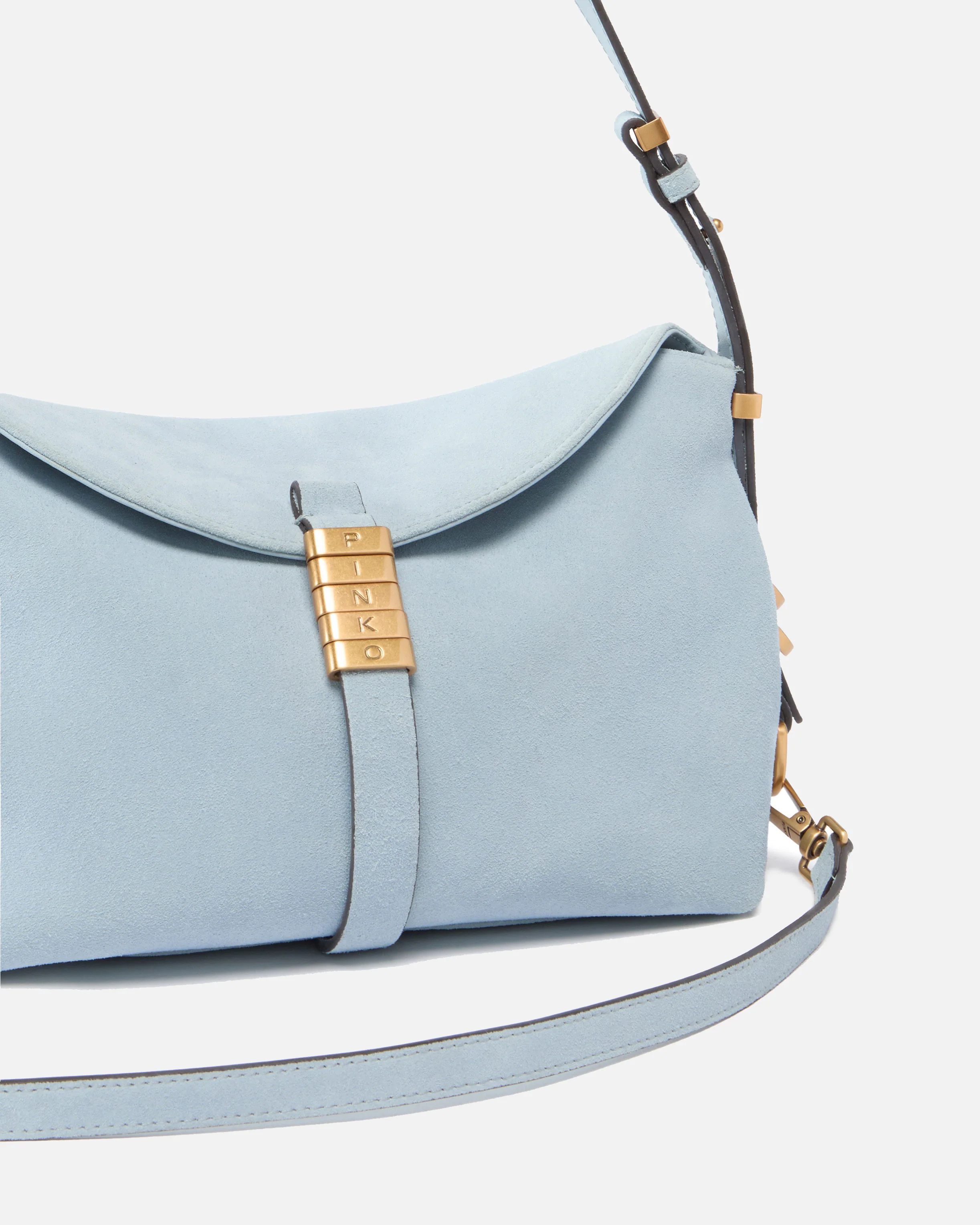 Saddle suede small shoulder bag - Image 3