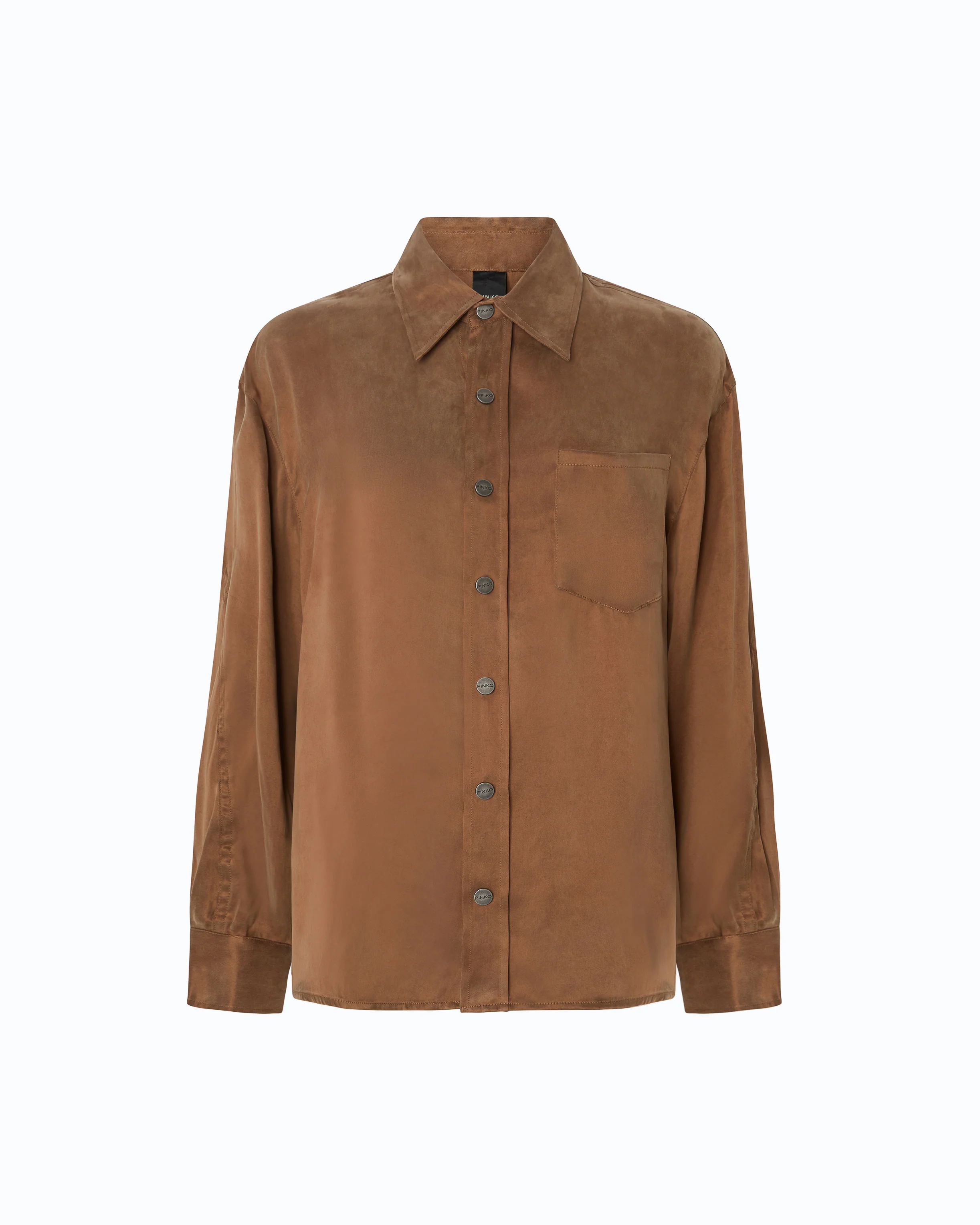 Shirt in peachskin-feel twill - Image 5