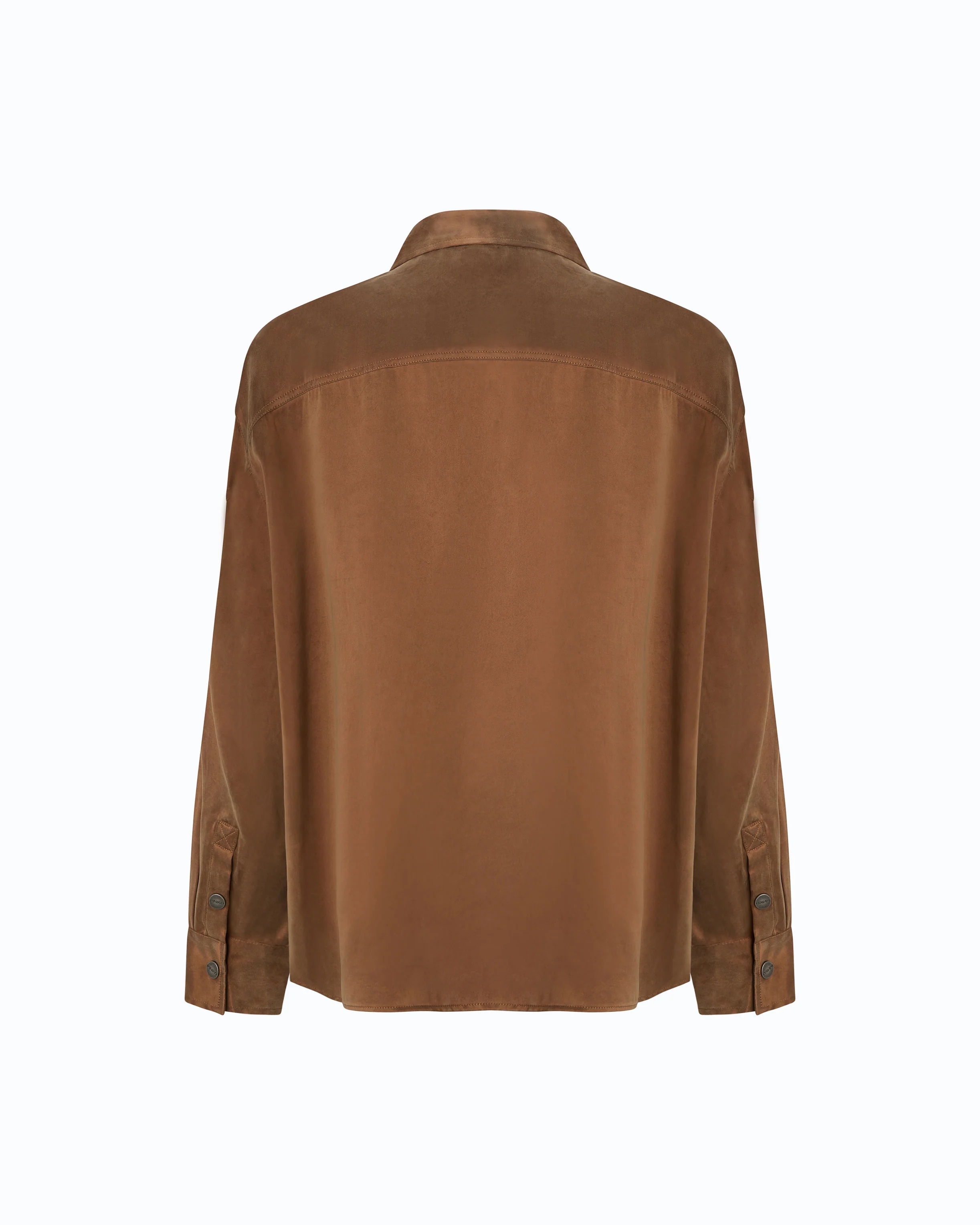 Shirt in peachskin-feel twill - Image 6