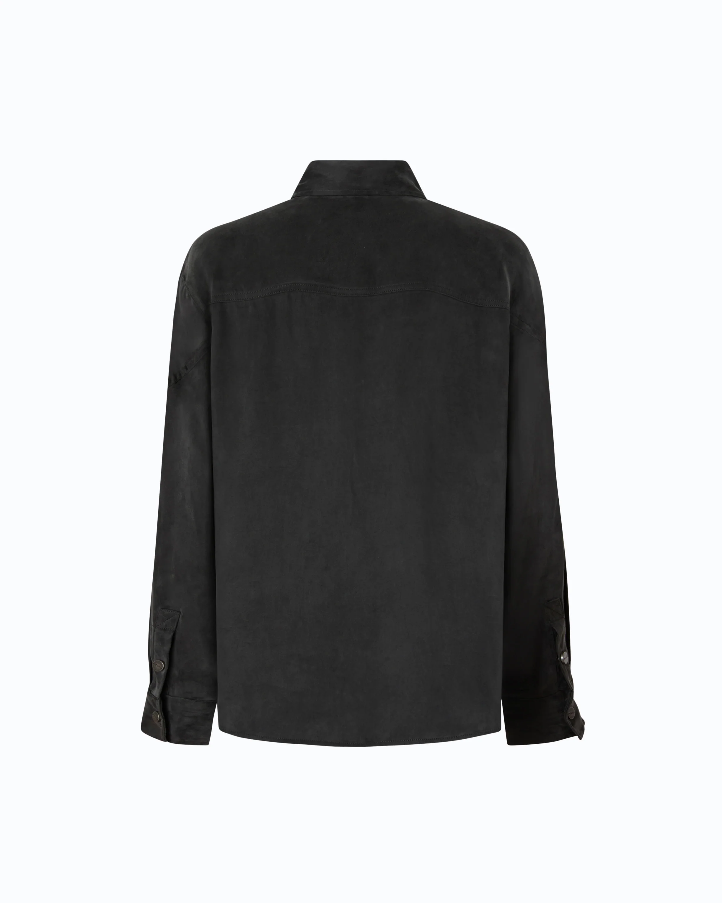 Shirt in peachskin-feel twill - Image 6