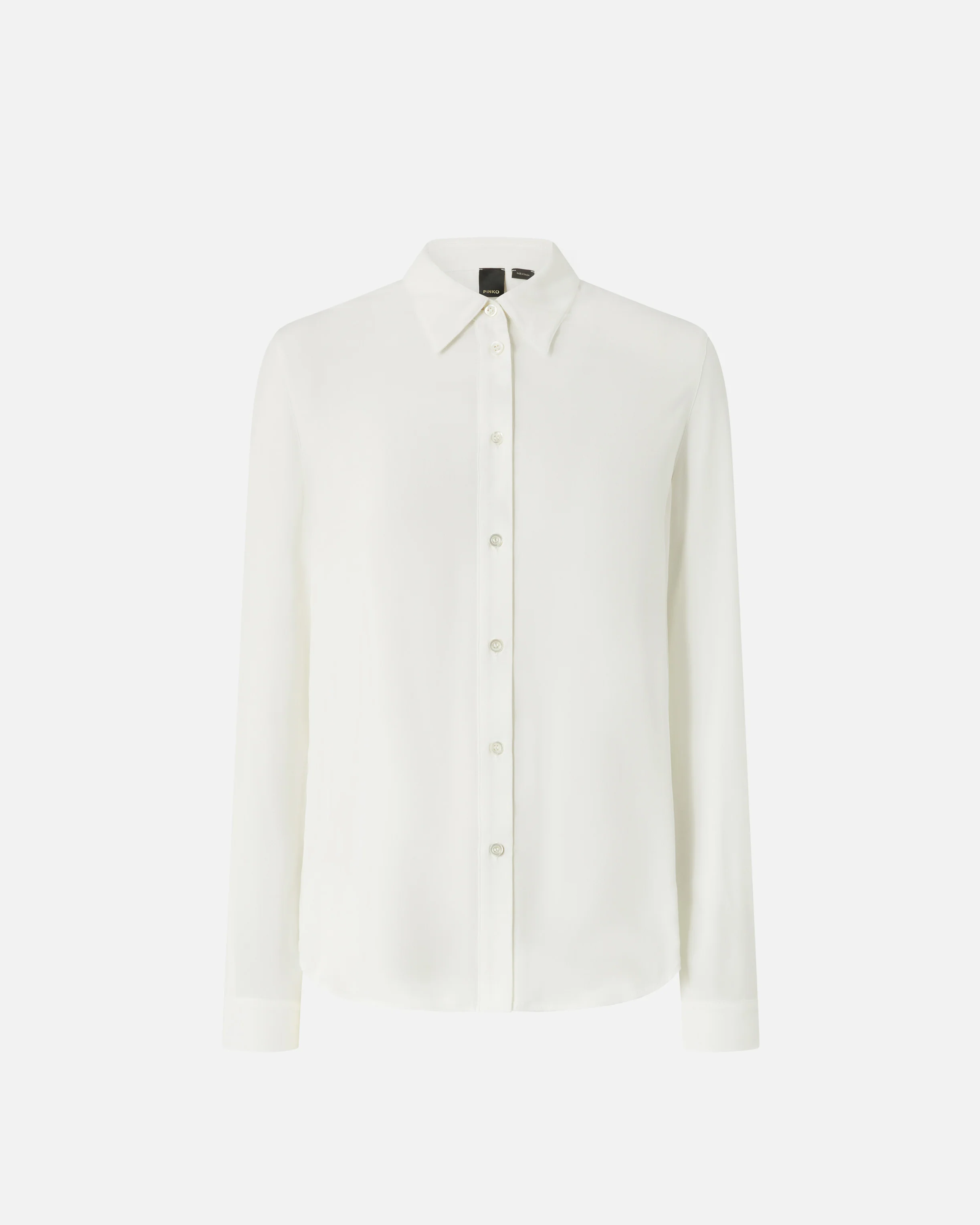 Shirt in silk-blend crepe de Chine - Image 5