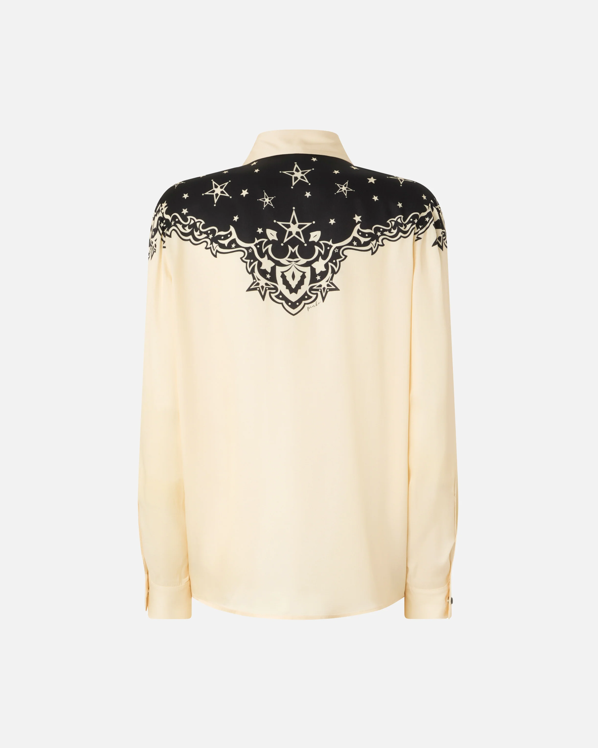 Shirt with placed star print - Image 6