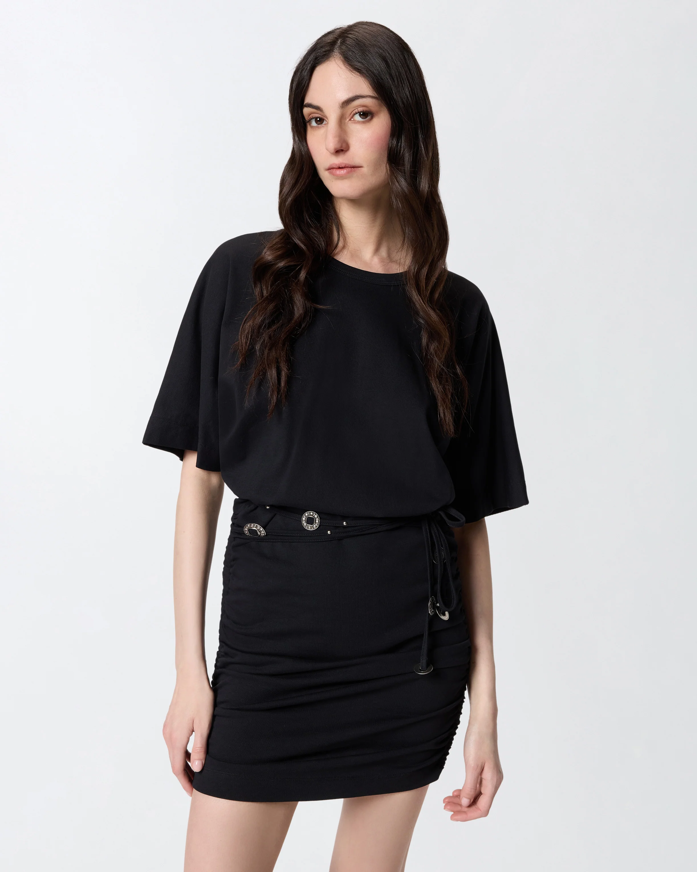 Short dress with belt - Image 2
