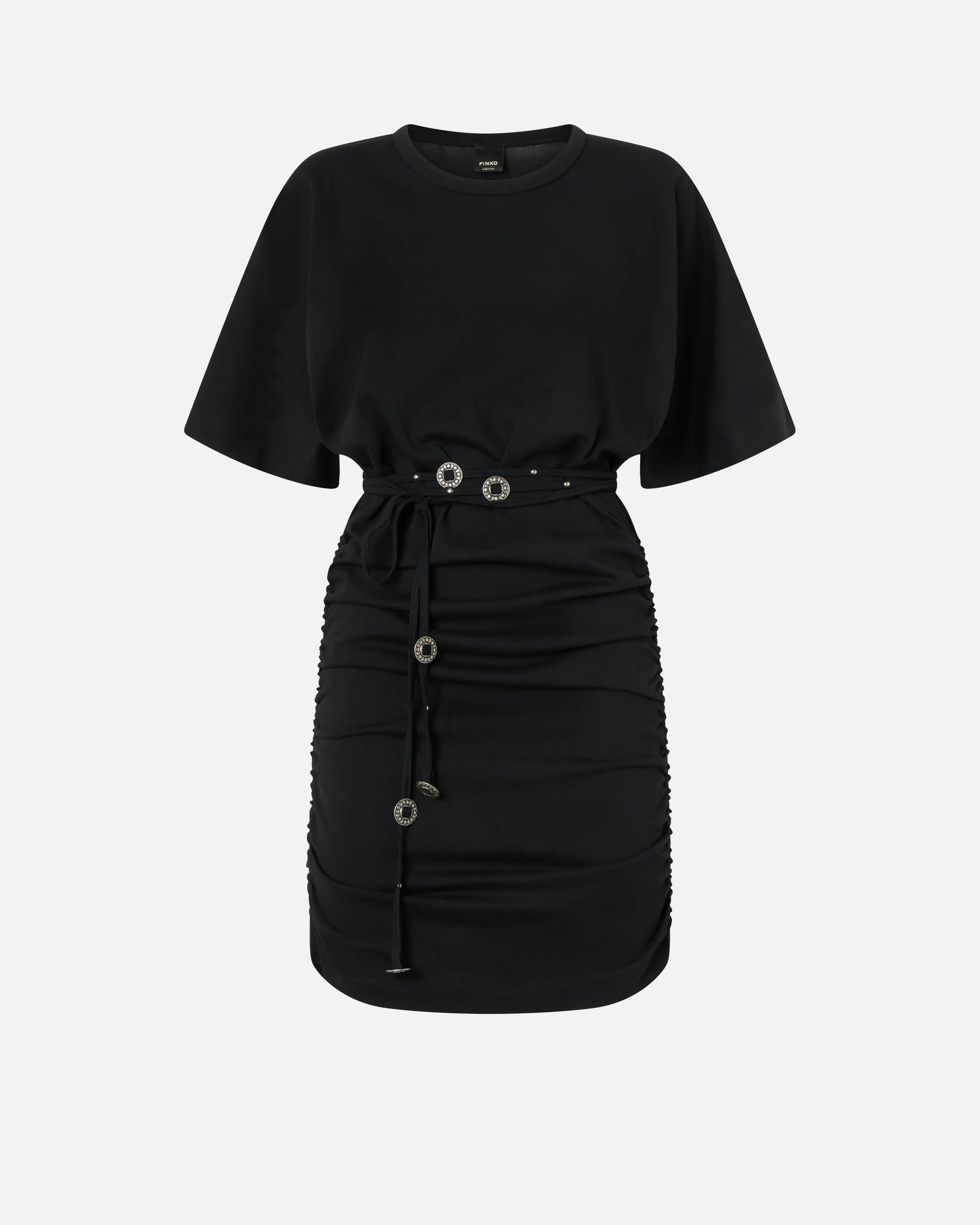 Short dress with belt - Image 5