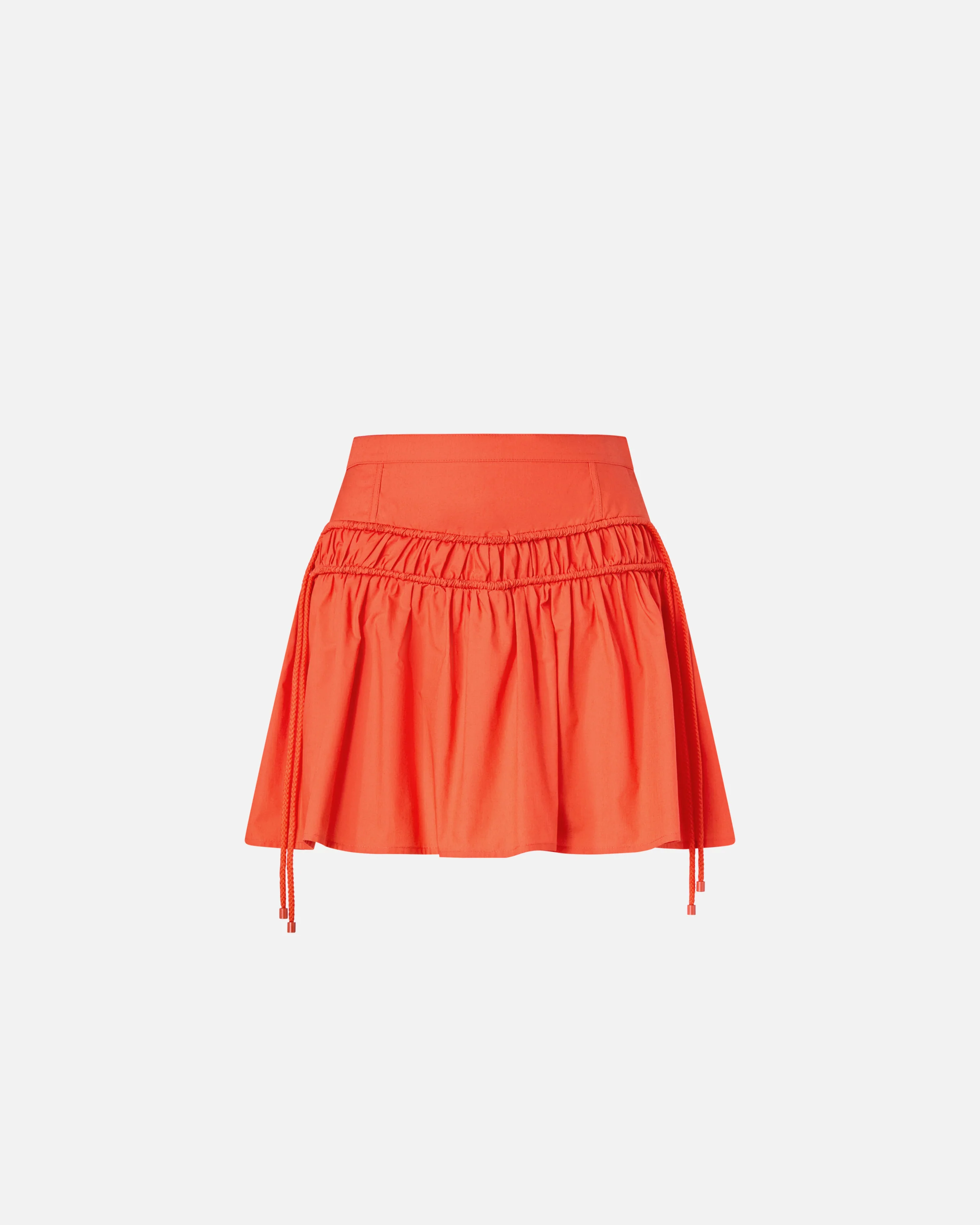Short skirt with gathering and drawstring - Image 5