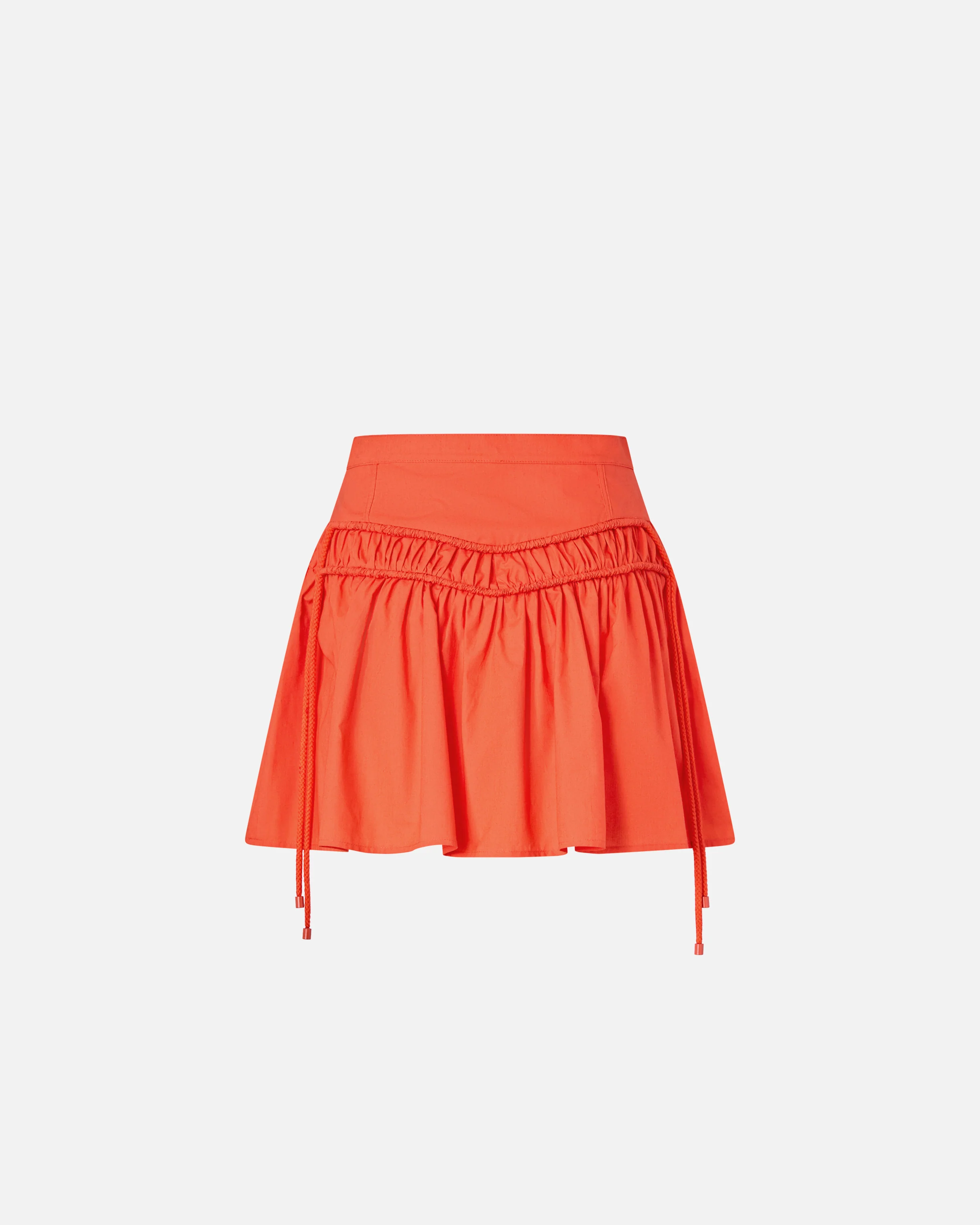 Short skirt with gathering and drawstring - Image 6