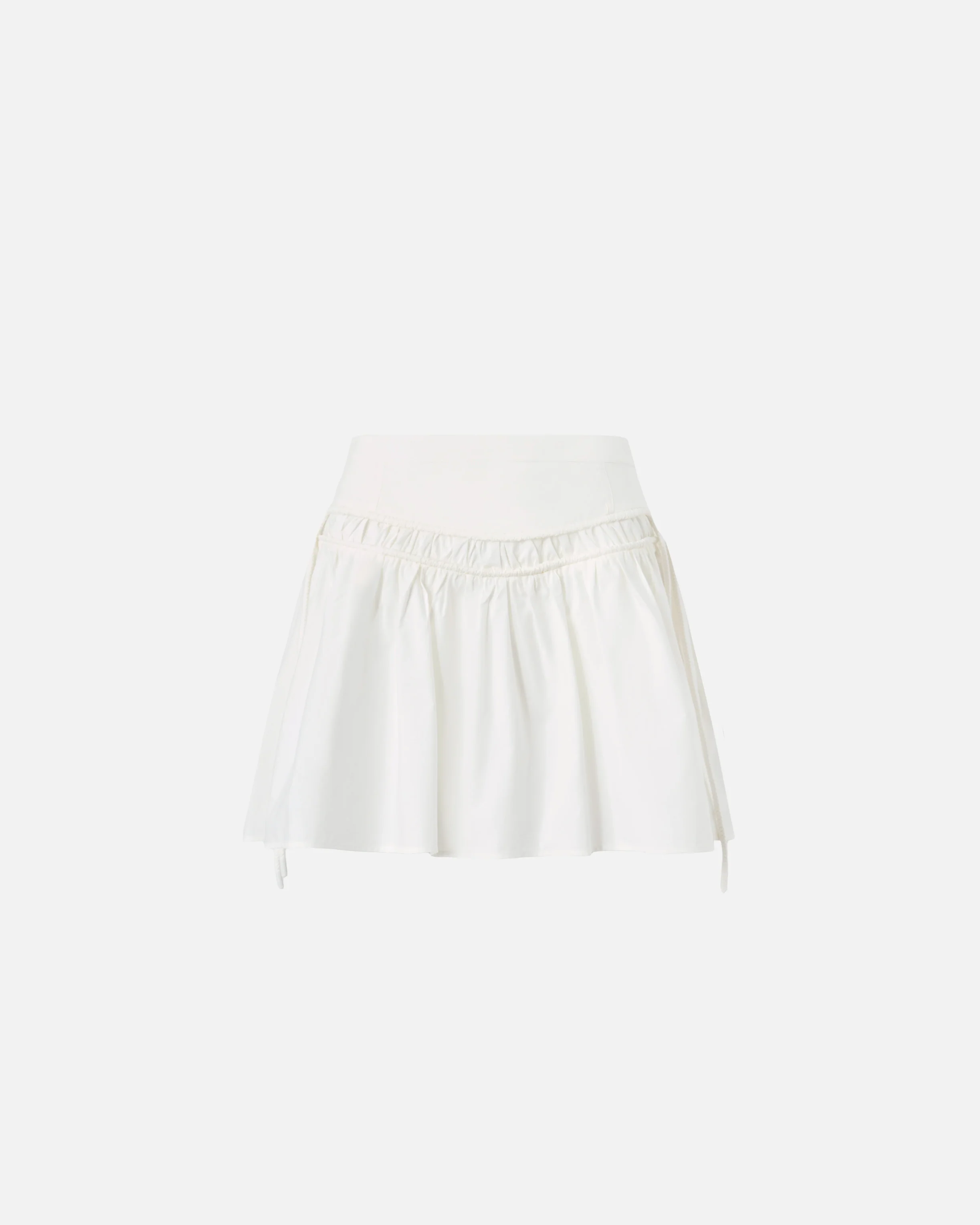 Short skirt with gathering and drawstring - Image 5