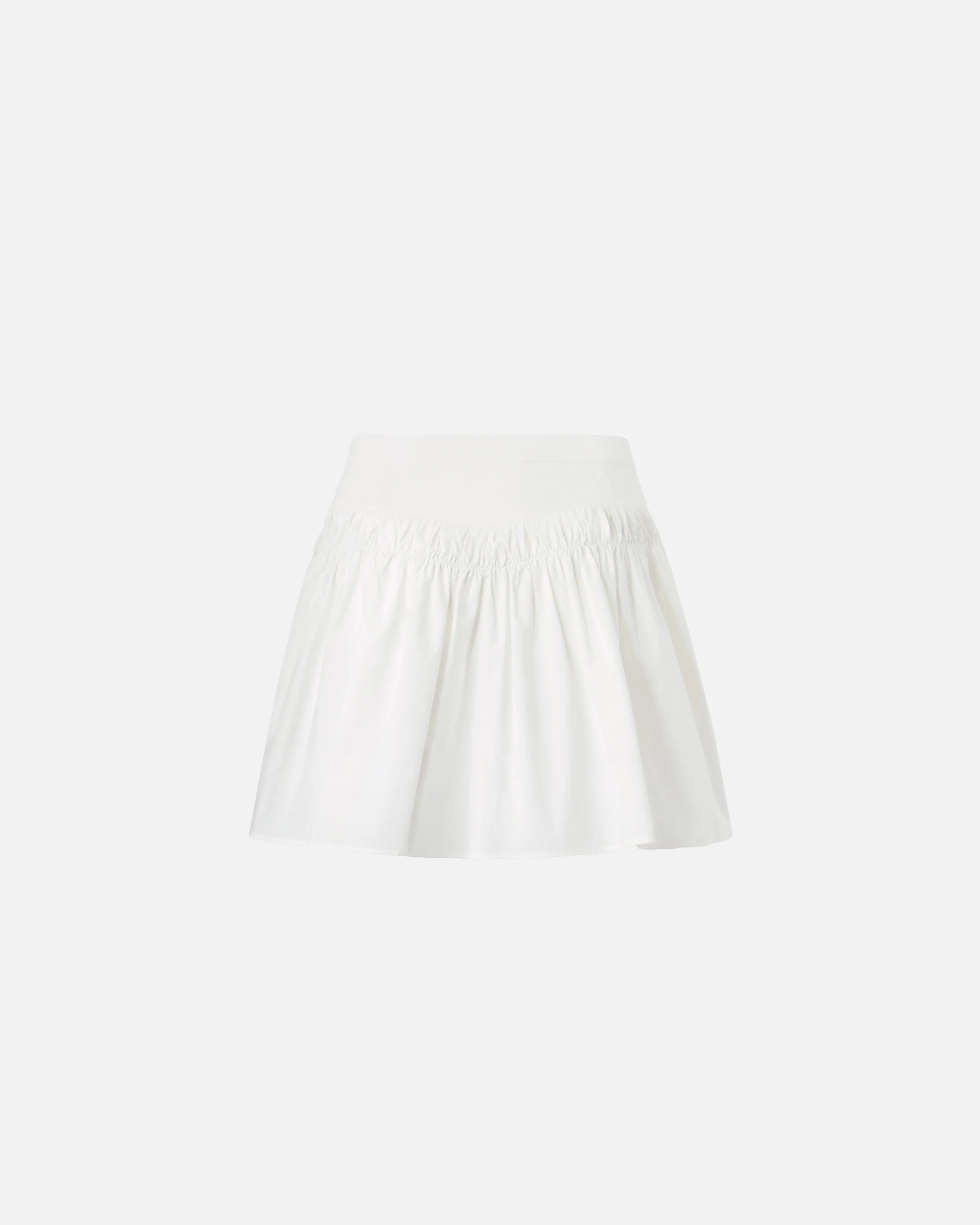 Short skirt with gathering and drawstring - Image 6