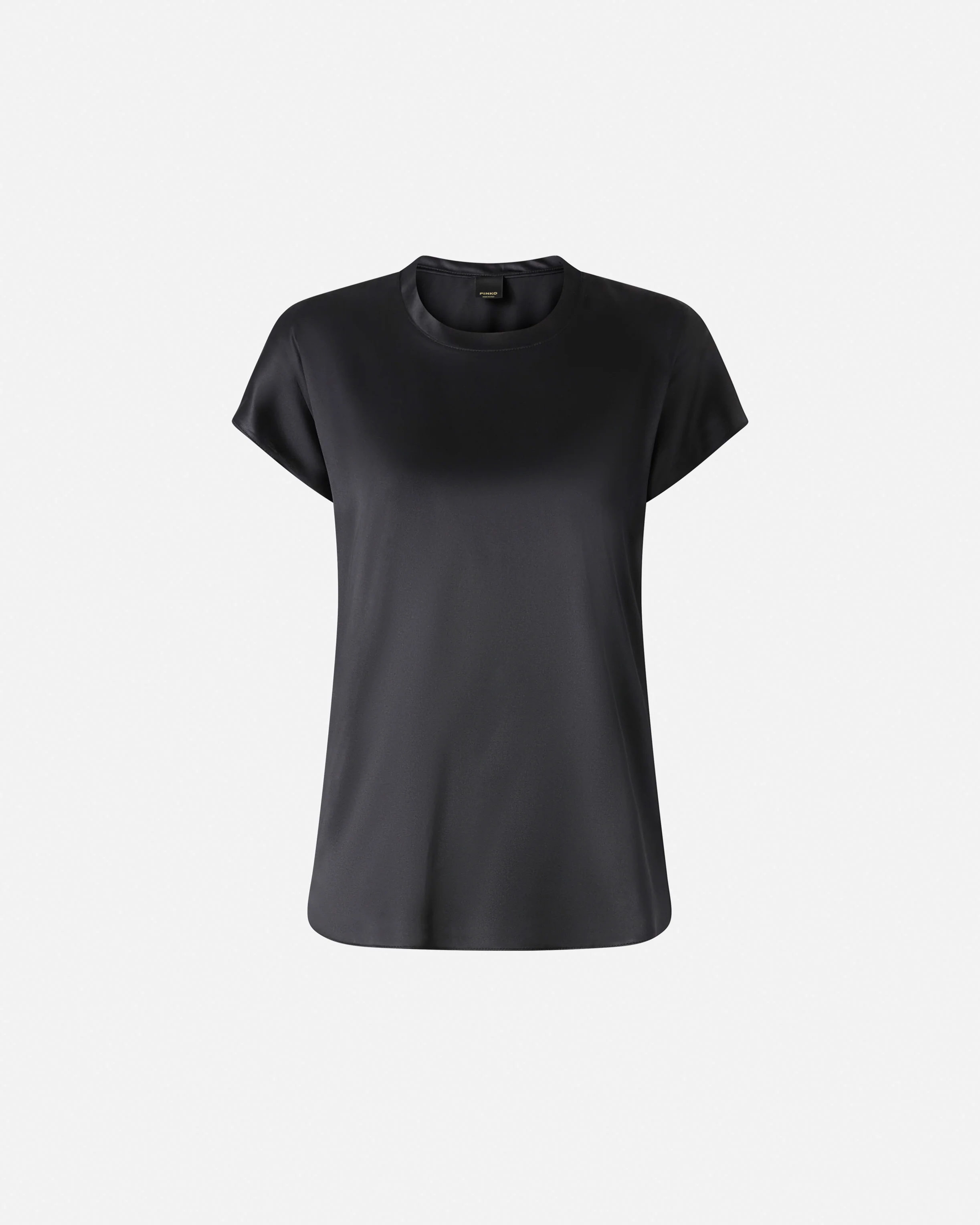 Short-sleeved satin blouse - Image 5