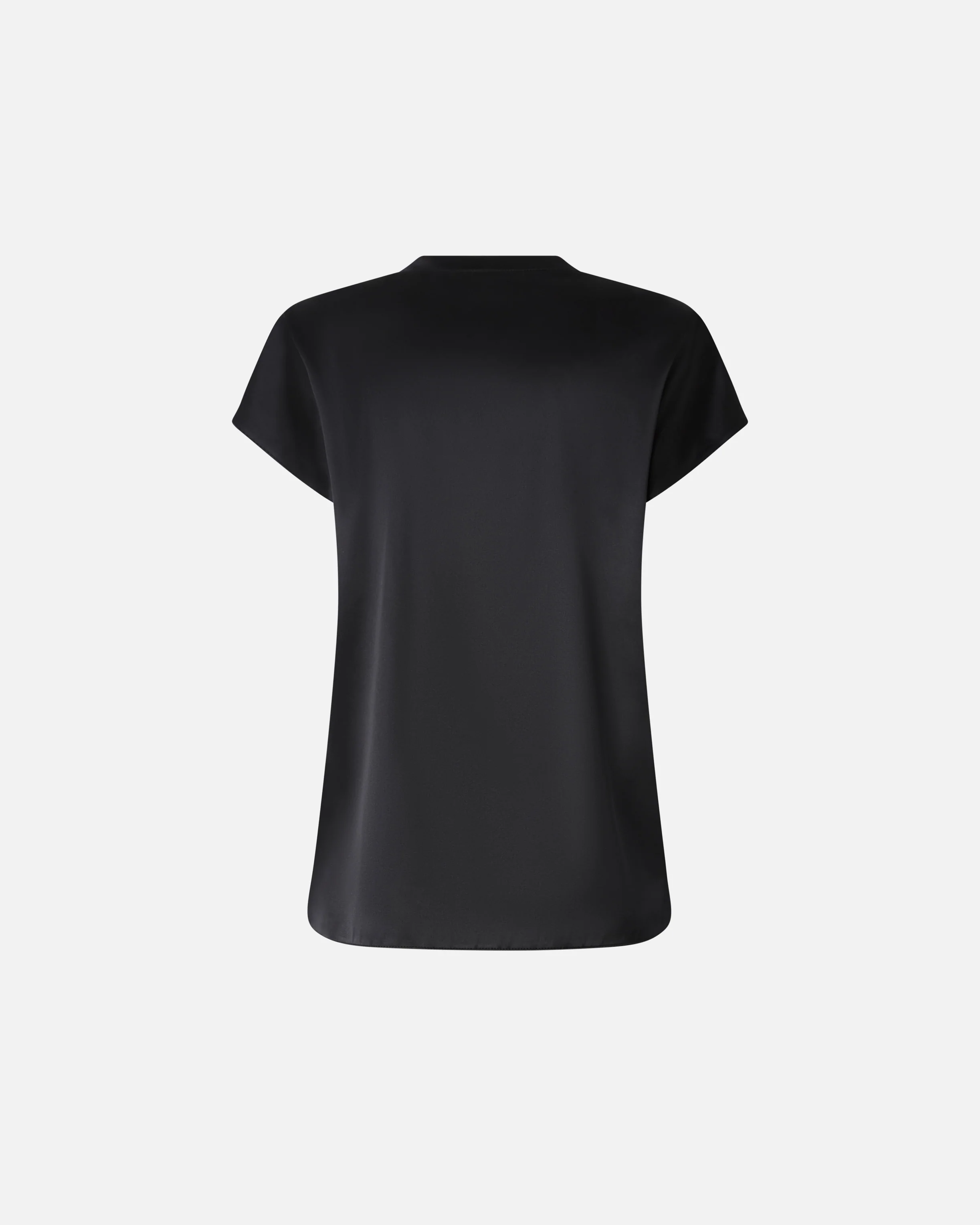 Short-sleeved satin blouse - Image 6