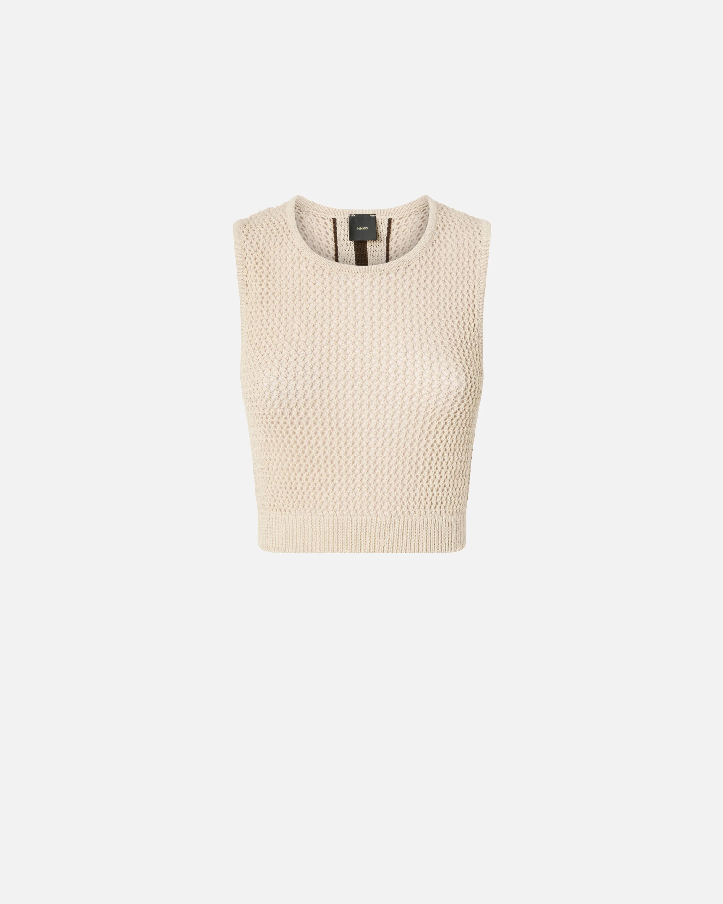 Sleeveless crop top with bands on the back - Image 5