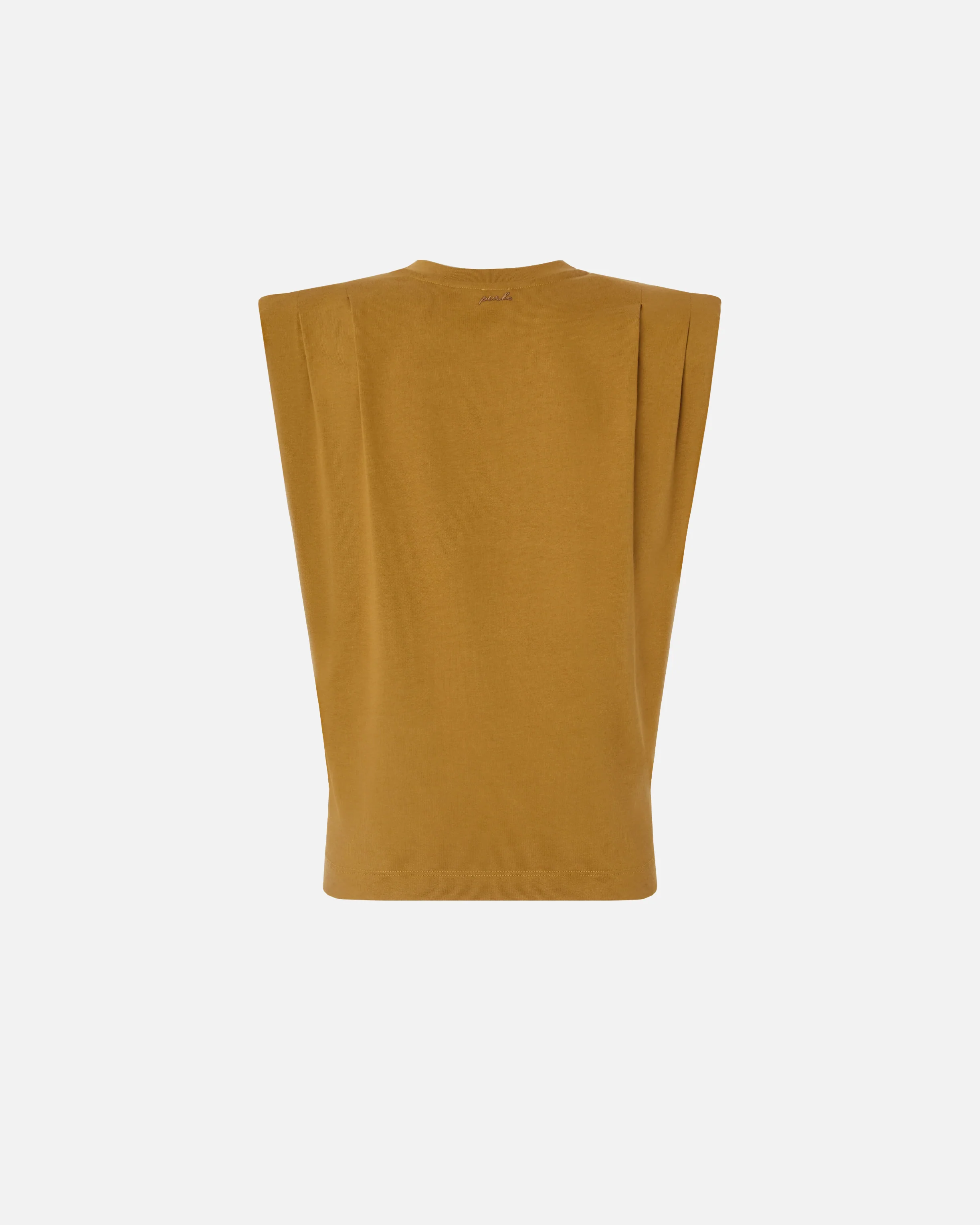 Sleeveless double jersey T-shirt - Image 6