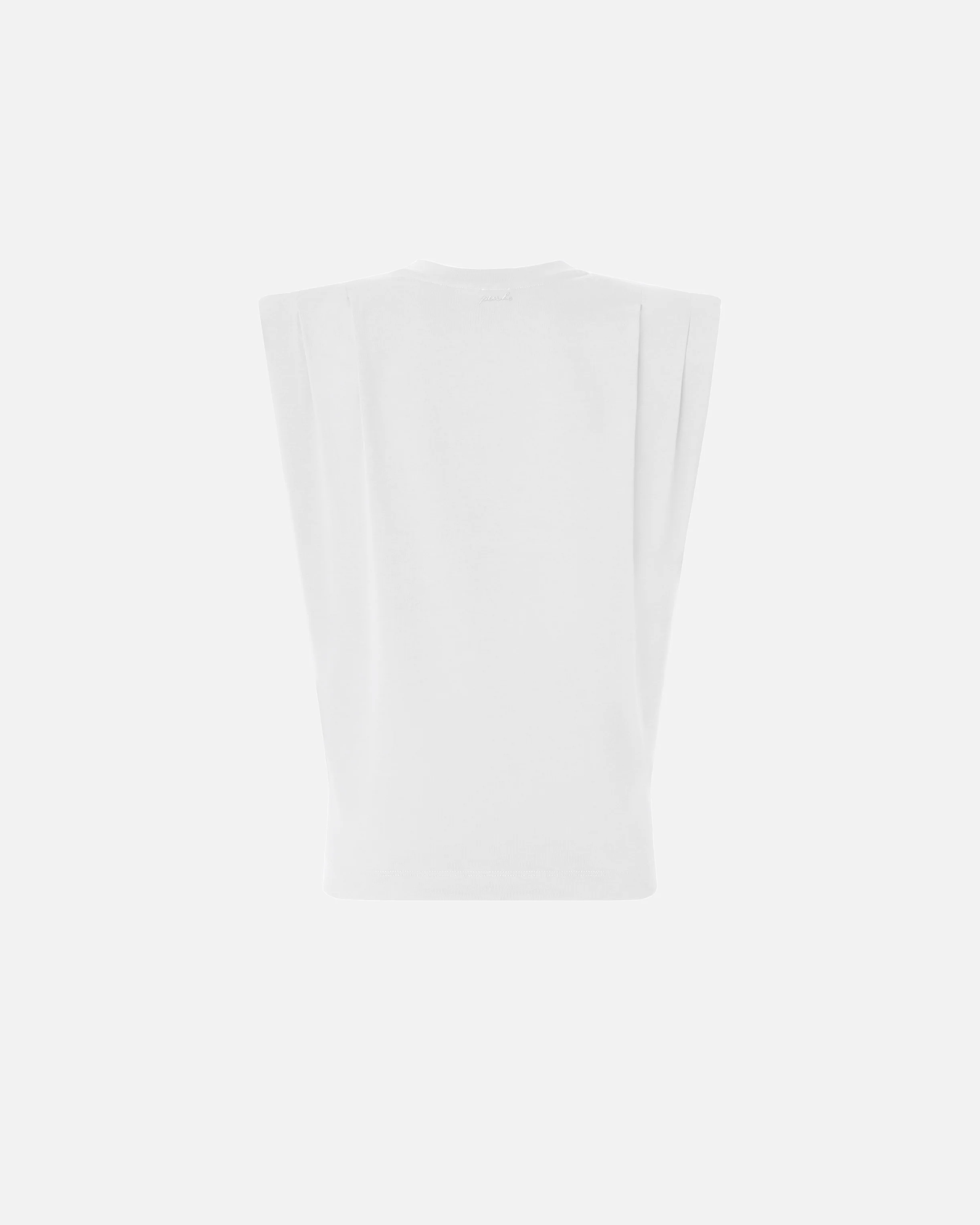 Sleeveless double jersey T-shirt - Image 6