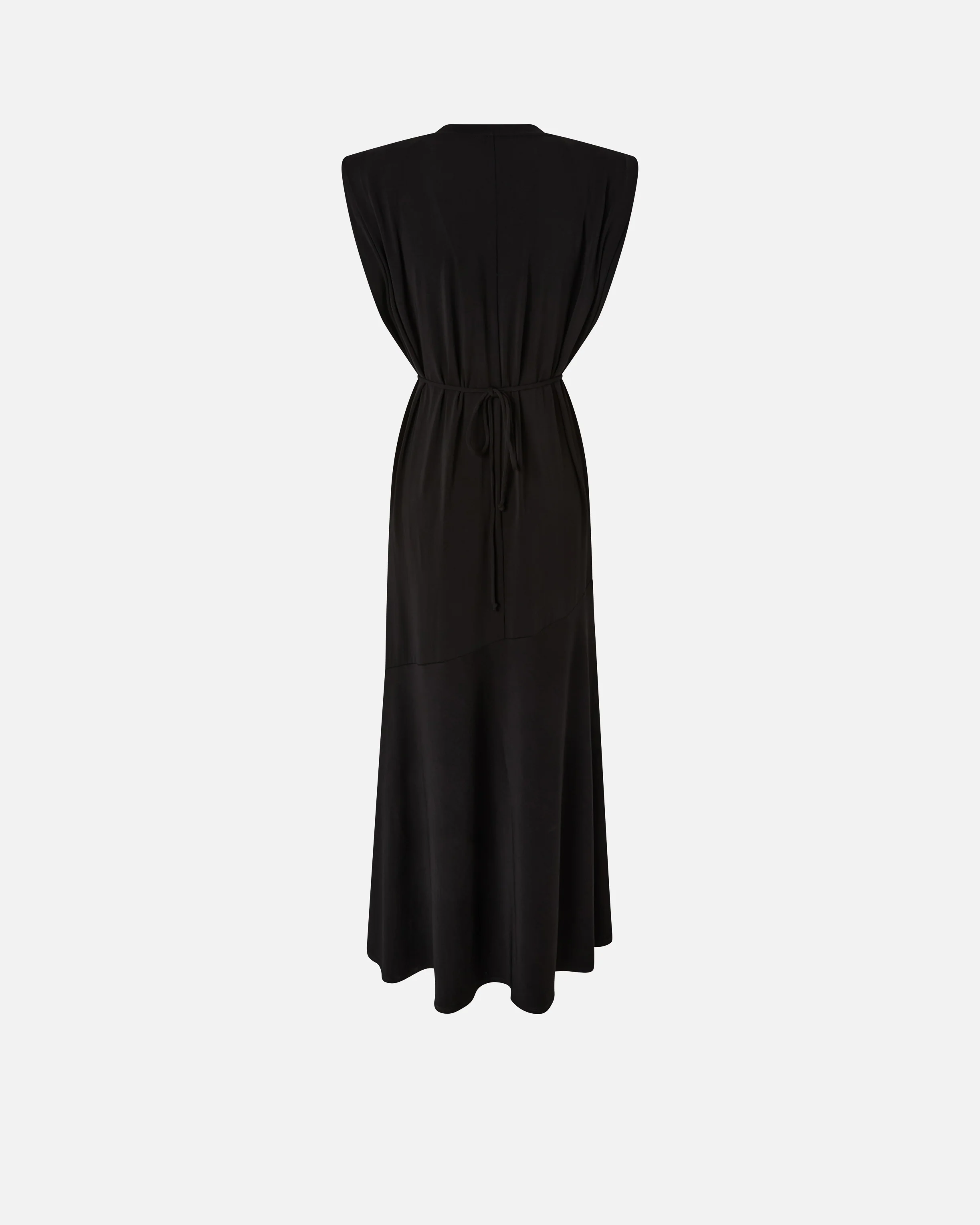Sleeveless long dress with chain - Image 6