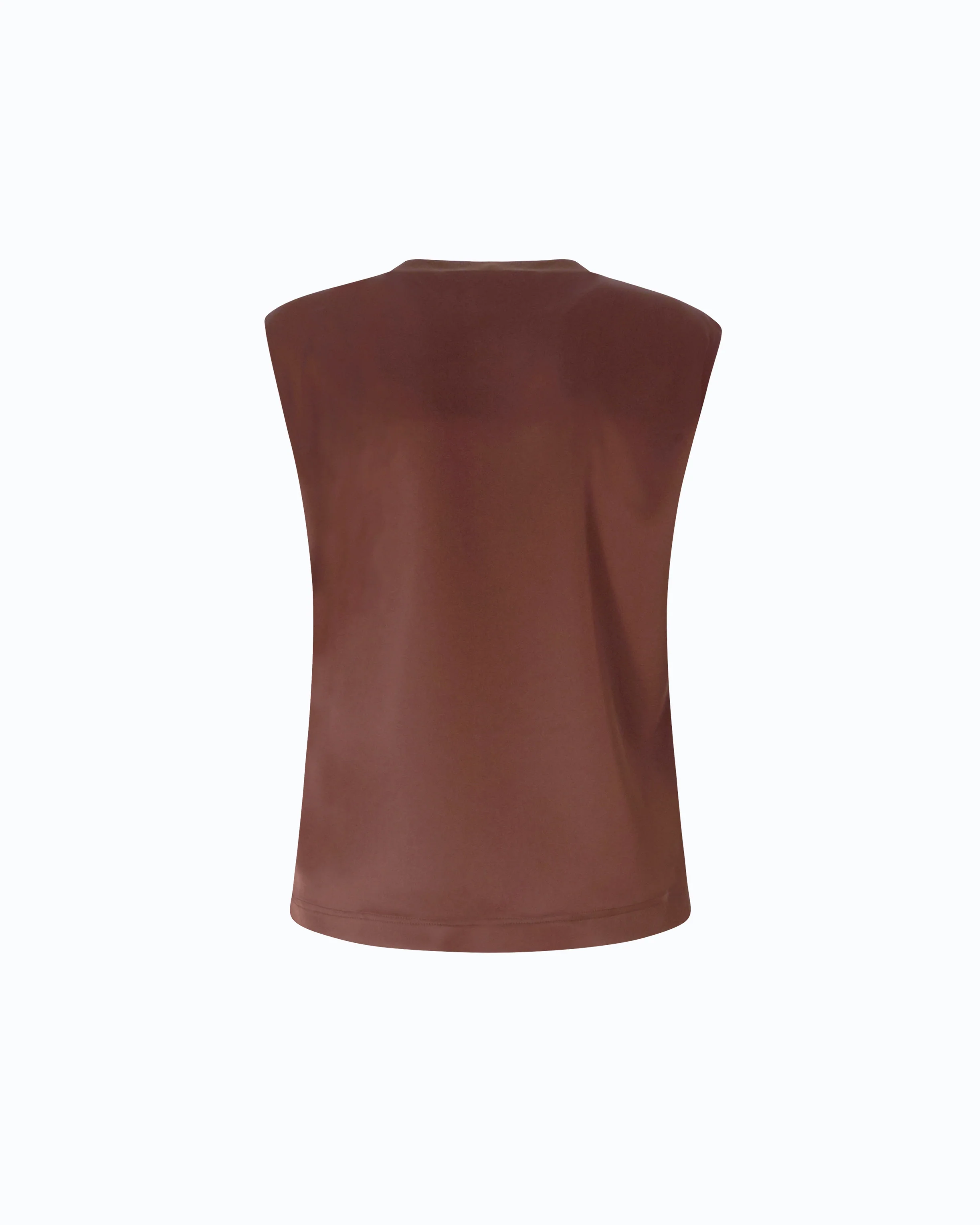 Sleeveless satin blouse - Image 6