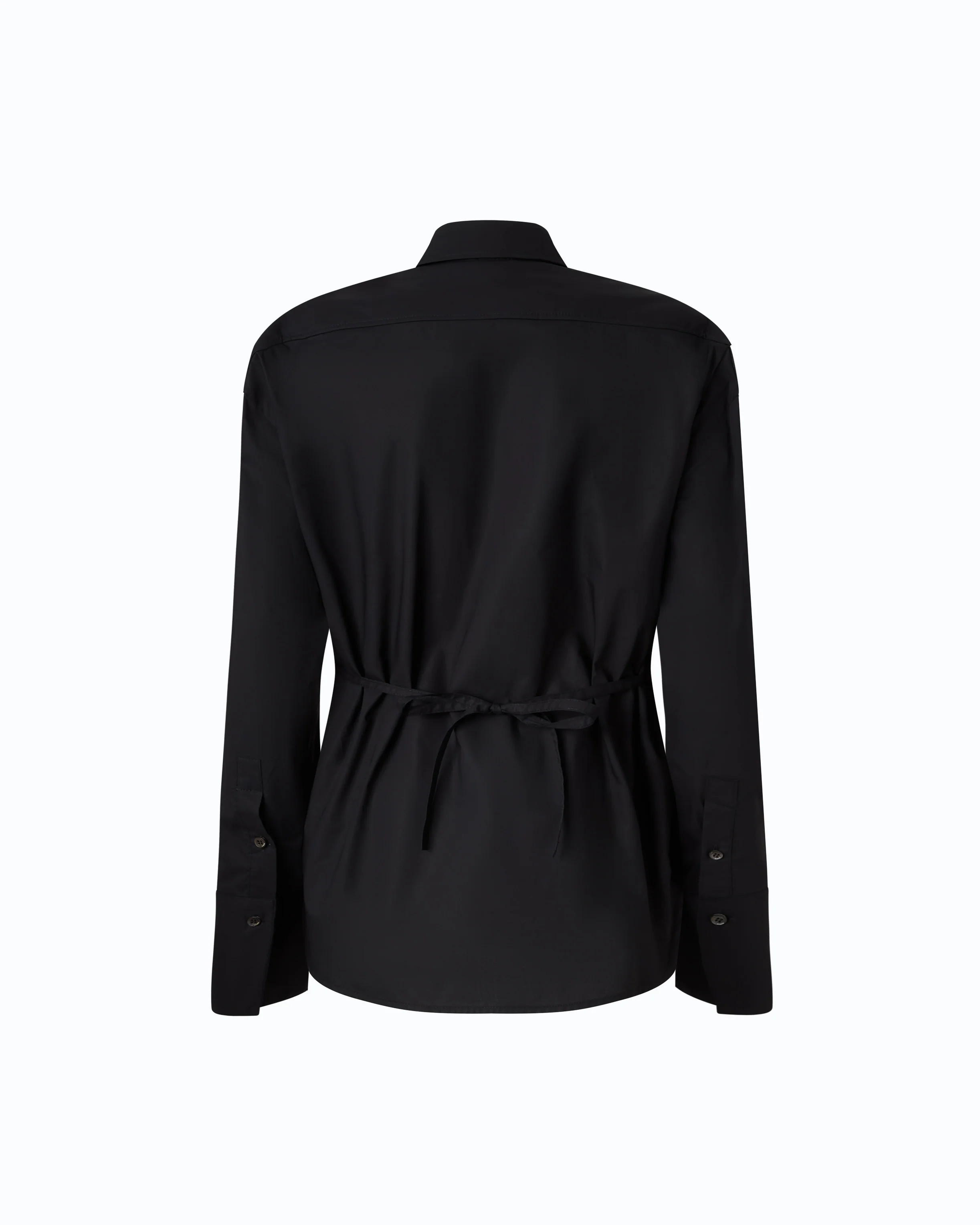 Slim-fit shirt with drawstring - Image 6