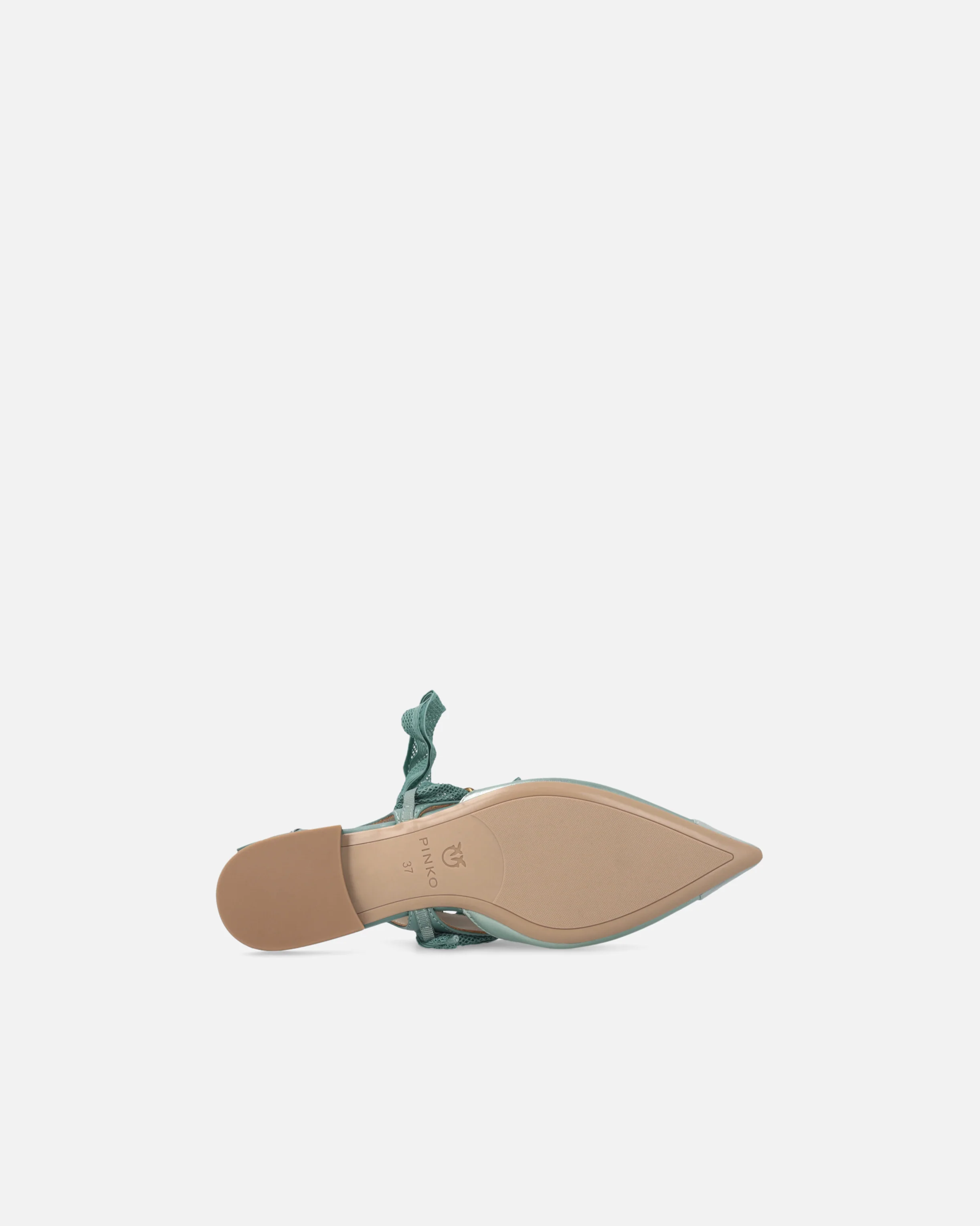 Slingback ballerinas with ties - Image 7