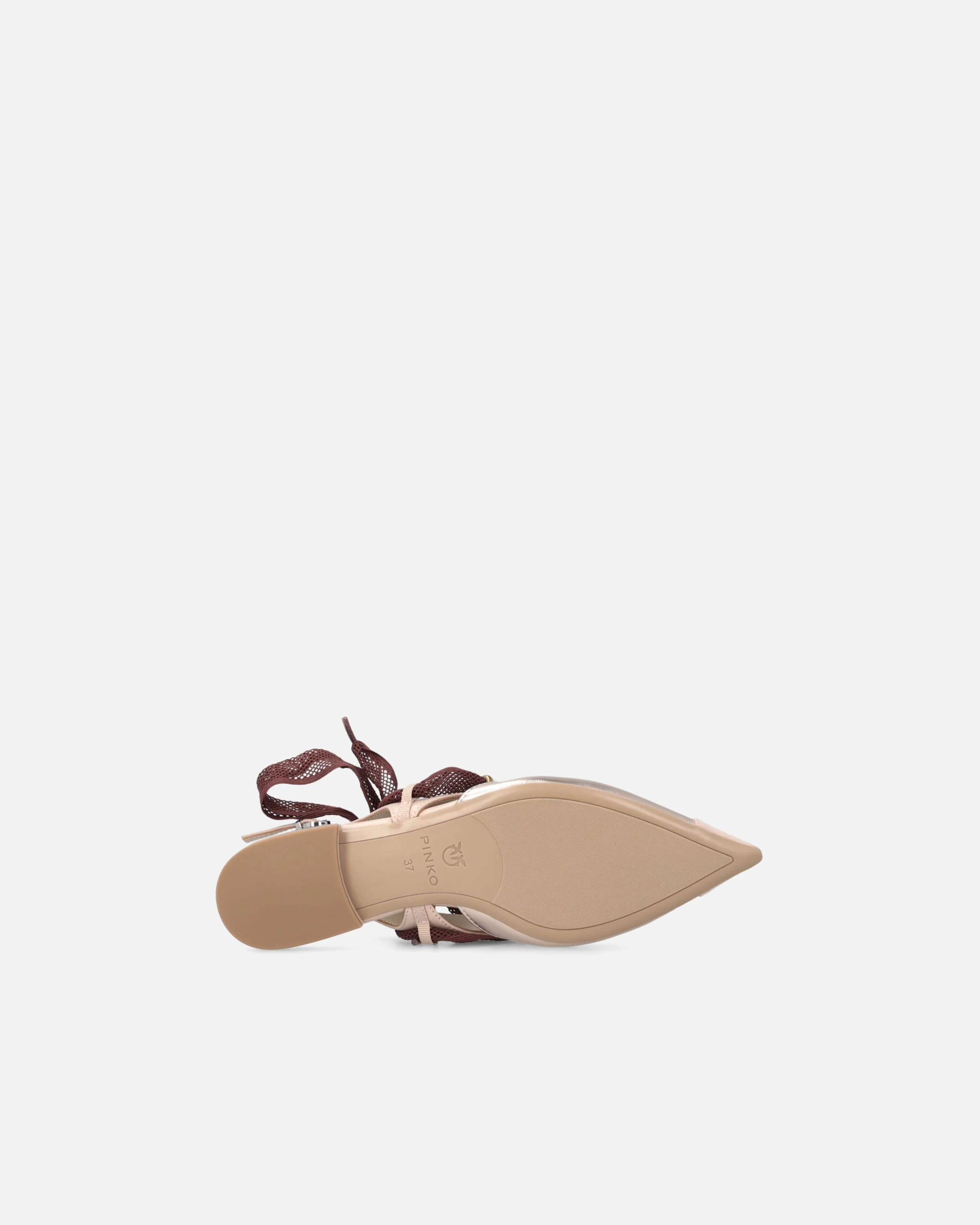 Slingback ballerinas with ties - Image 7