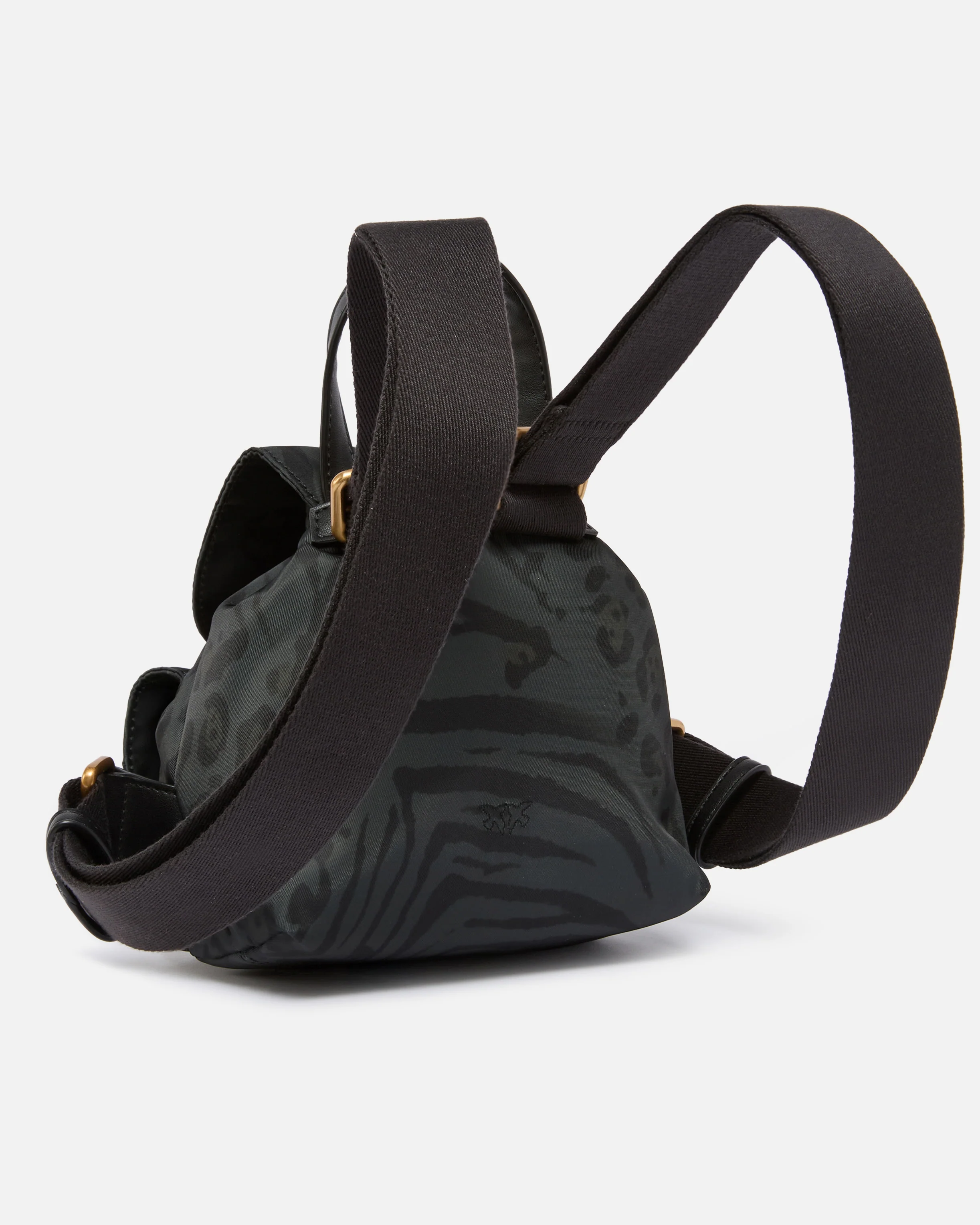 Small nylon backpack with animal print - Image 2