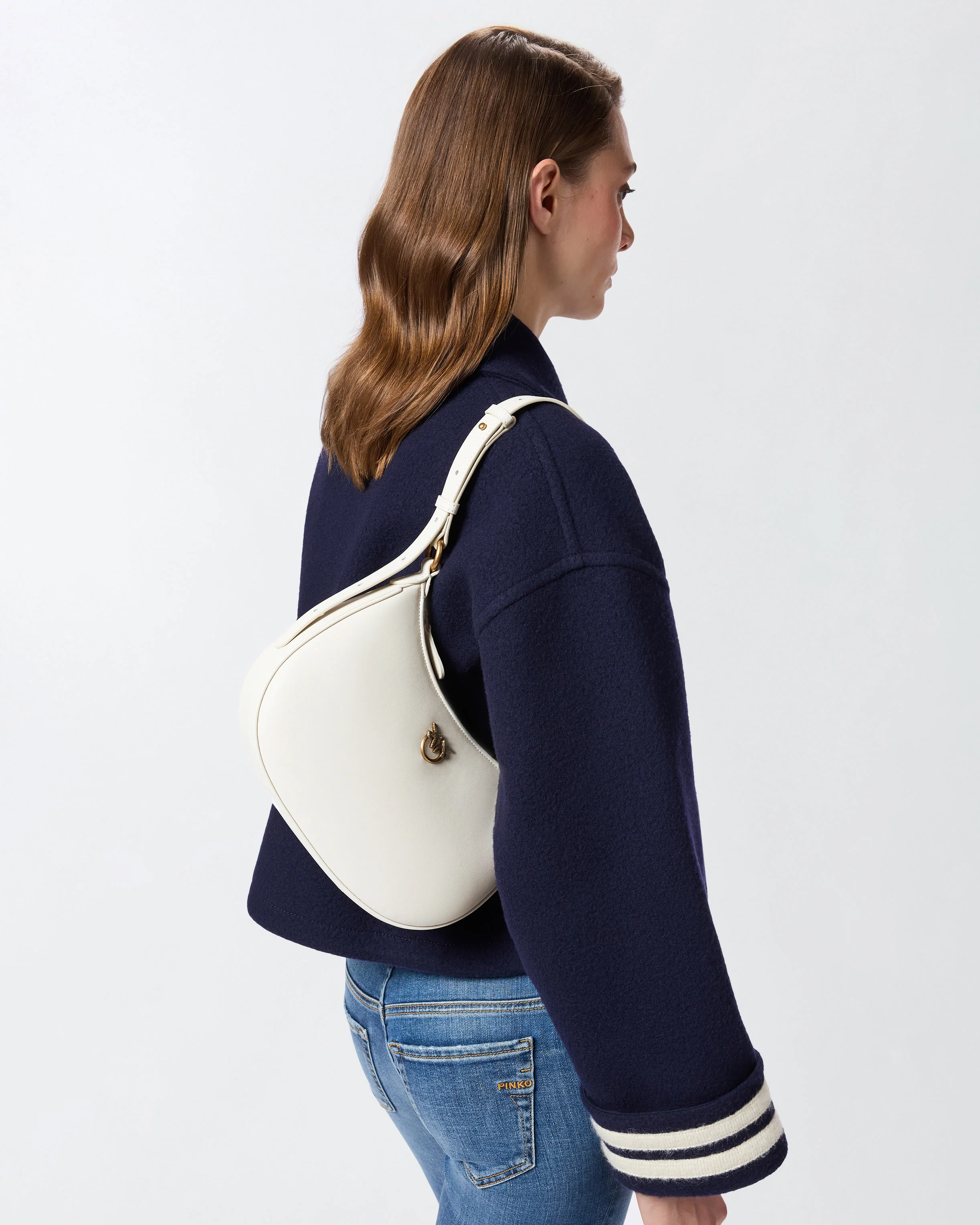 Small shoulder bag Love Bag Half Moon Simply - Image 5