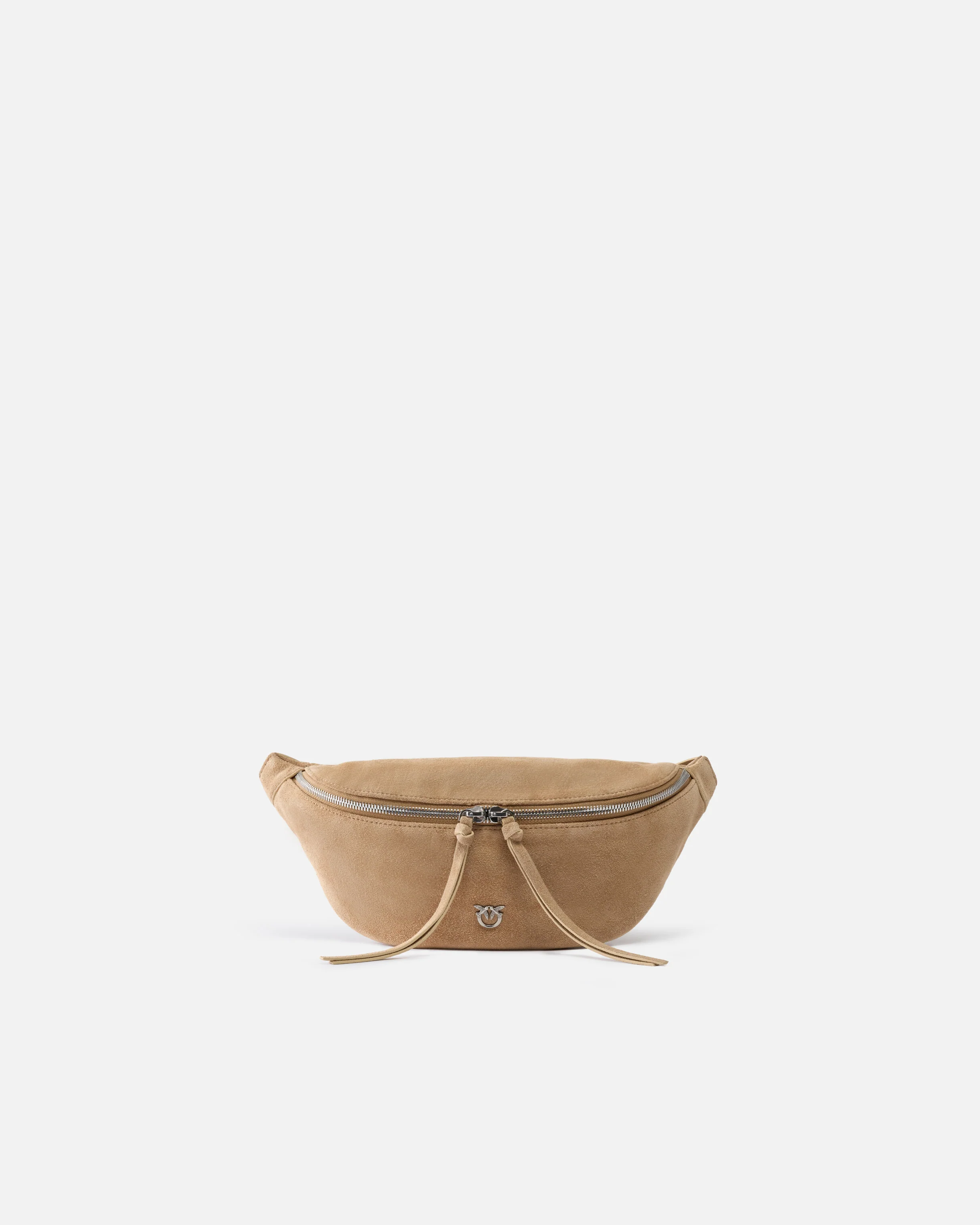 Small suede belt bag