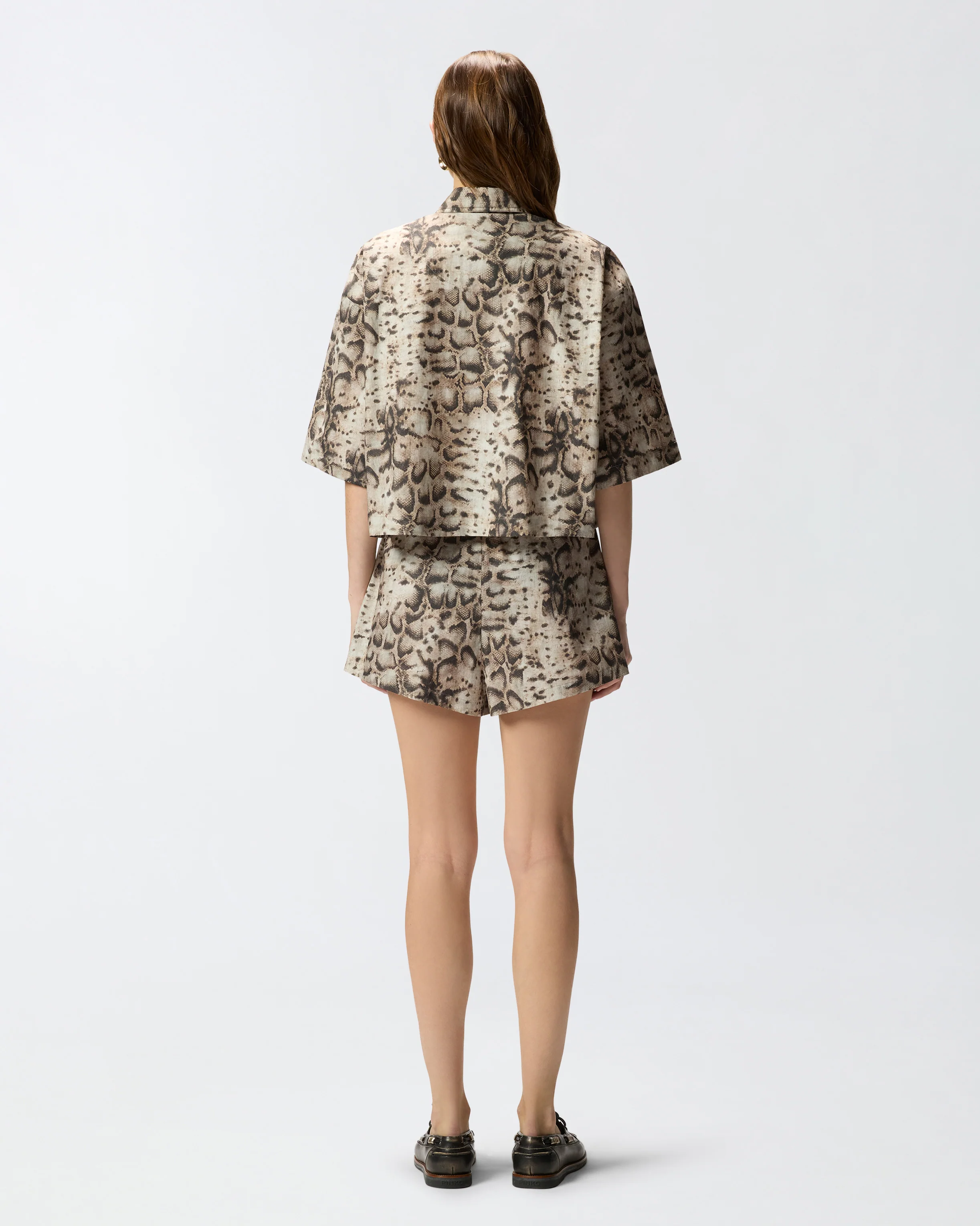 Snake-print shorts - Image 3