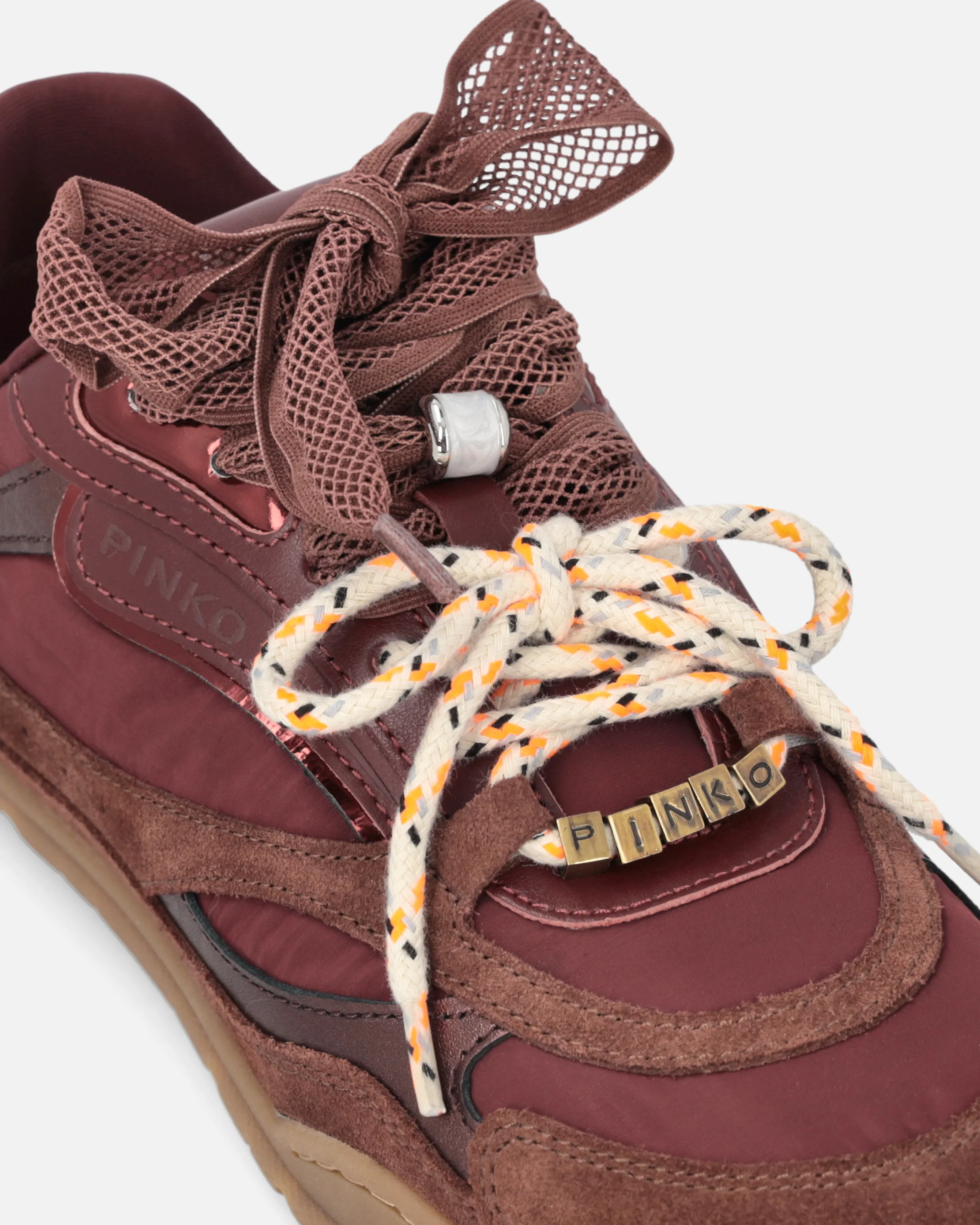 Sneakers with double laces and logo details - Image 4