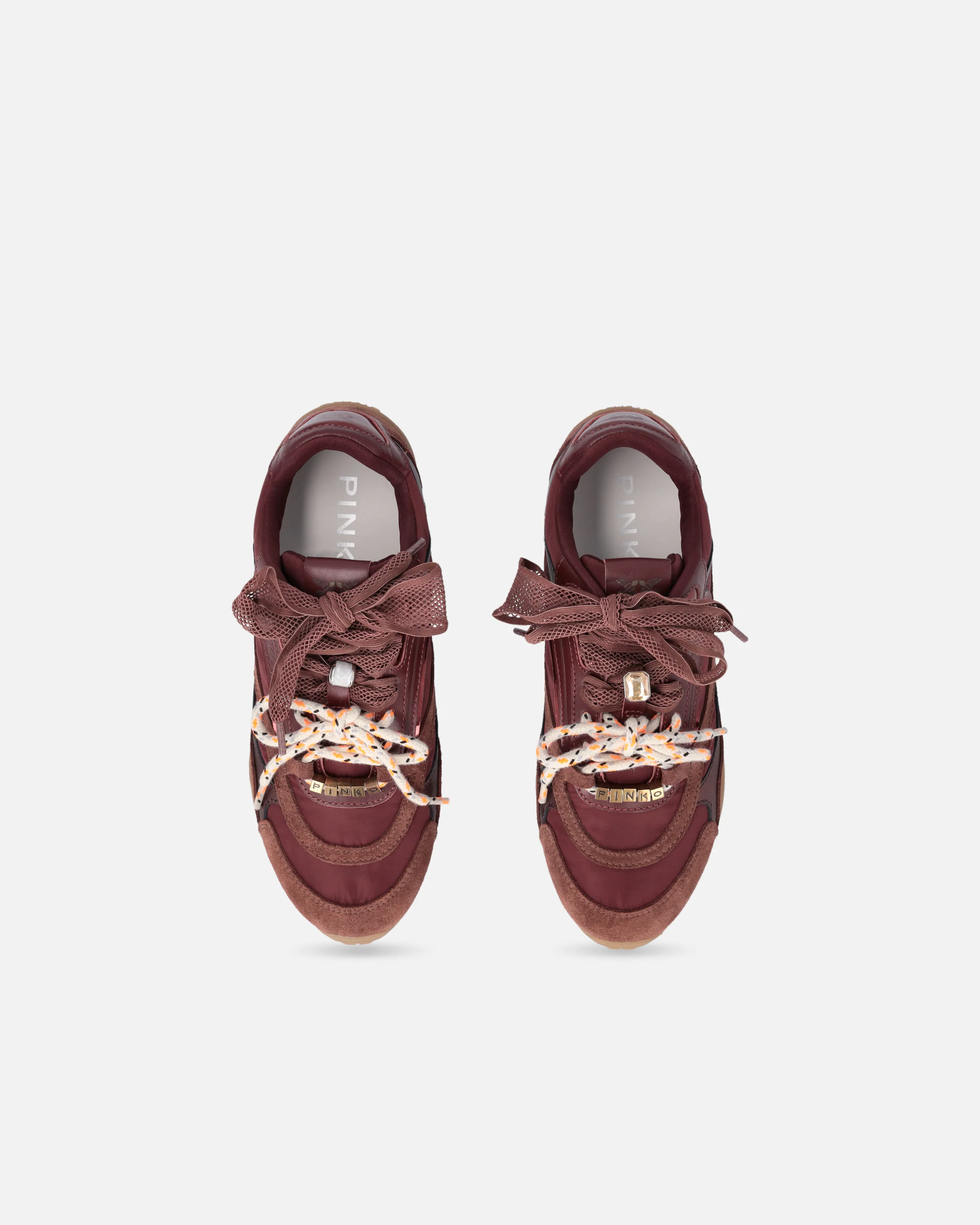 Sneakers with double laces and logo details - Image 9