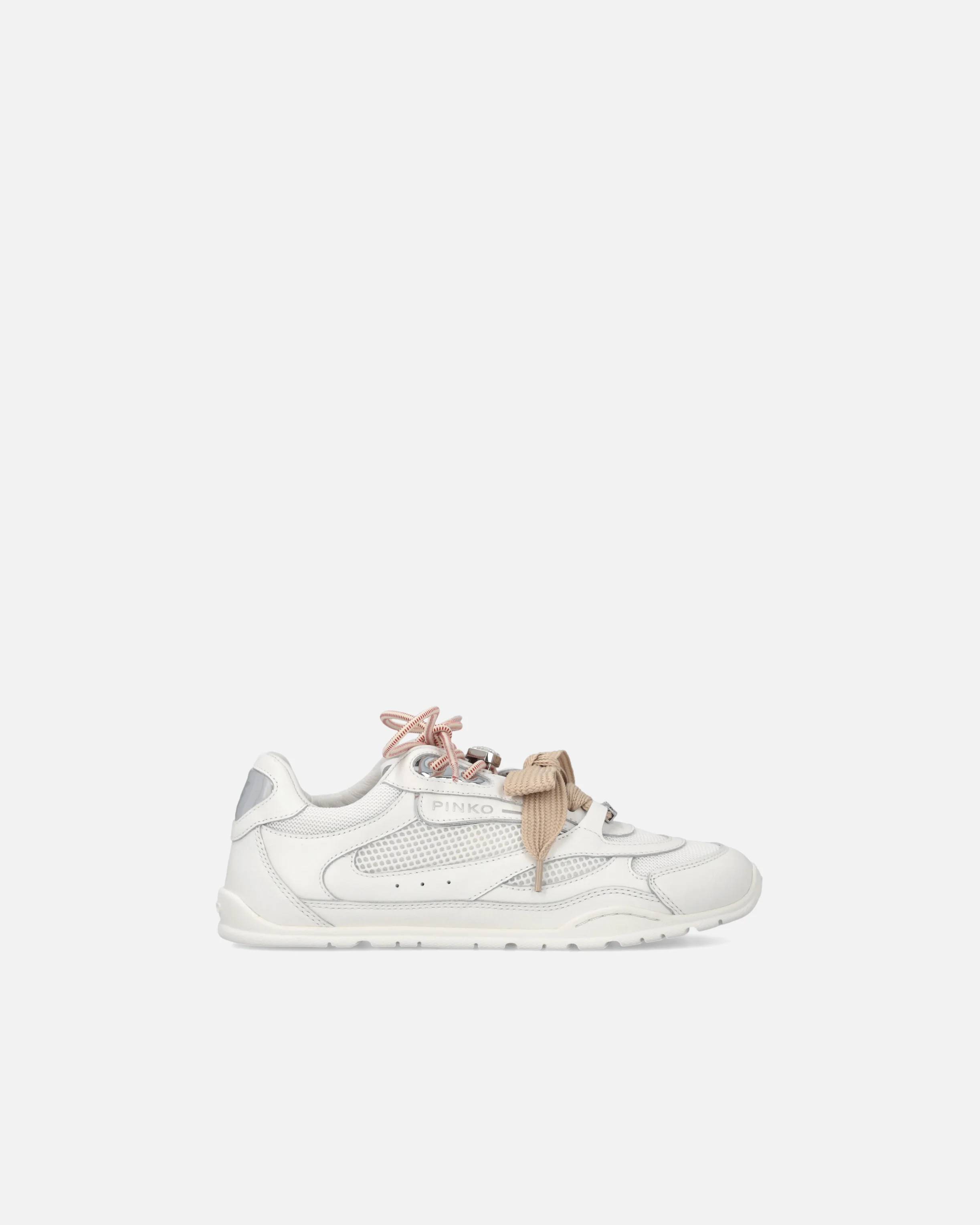 Sneakers with double laces, crystal and charms