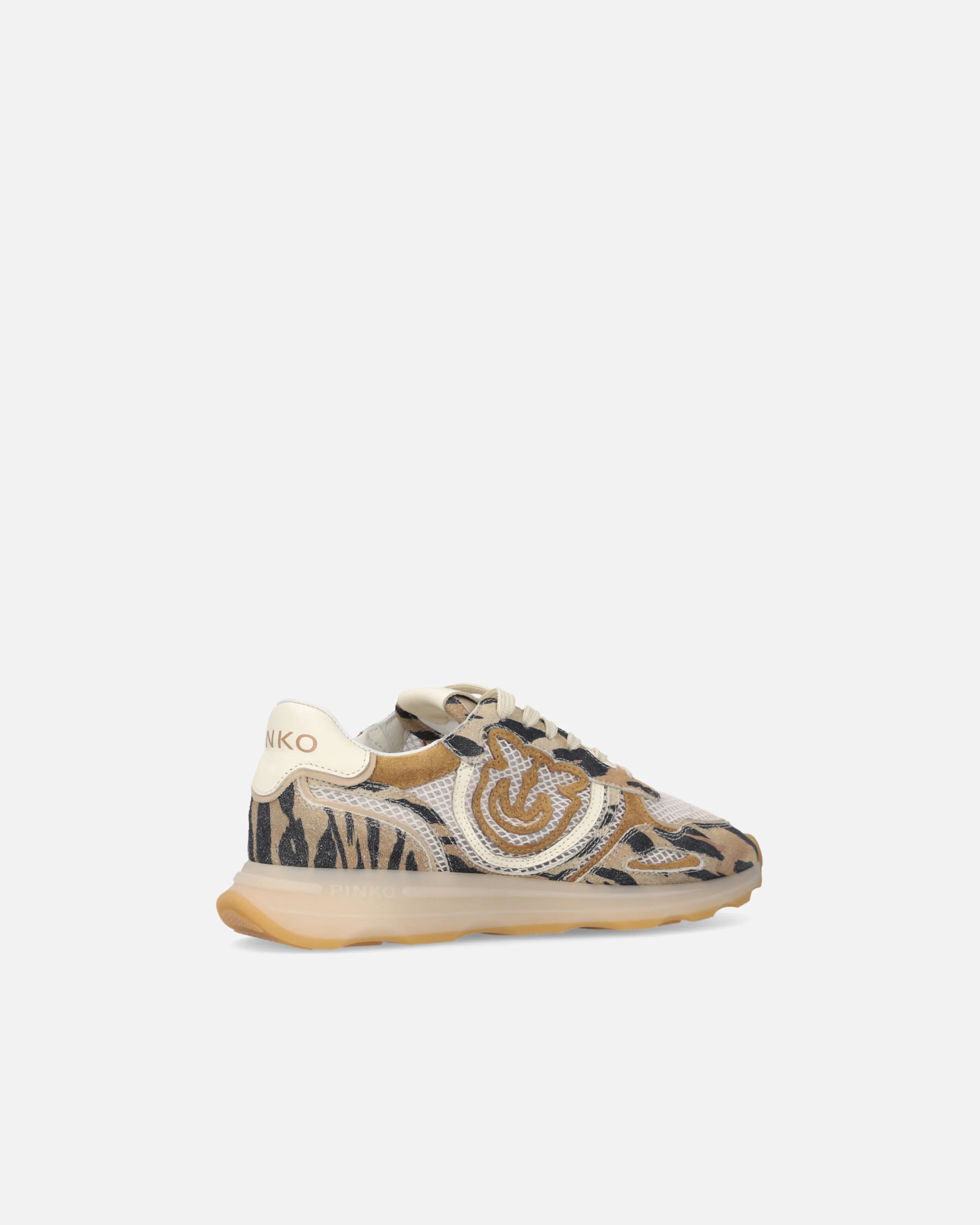 Sneakers with Love Birds logo and animal print - Image 3