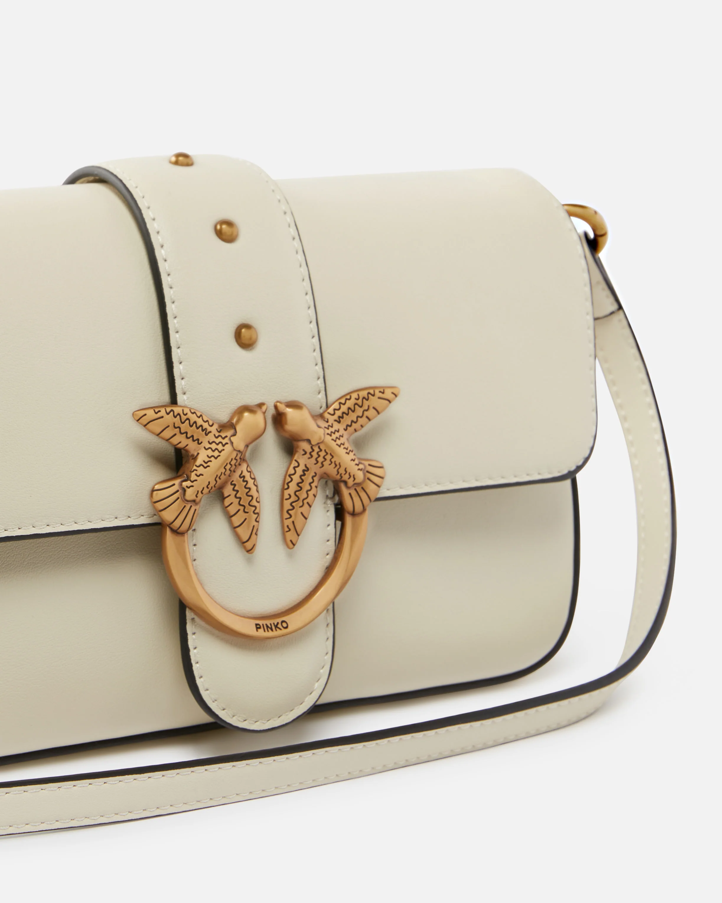 Soft leather shoulder bag Mini Love Bag - Image 3