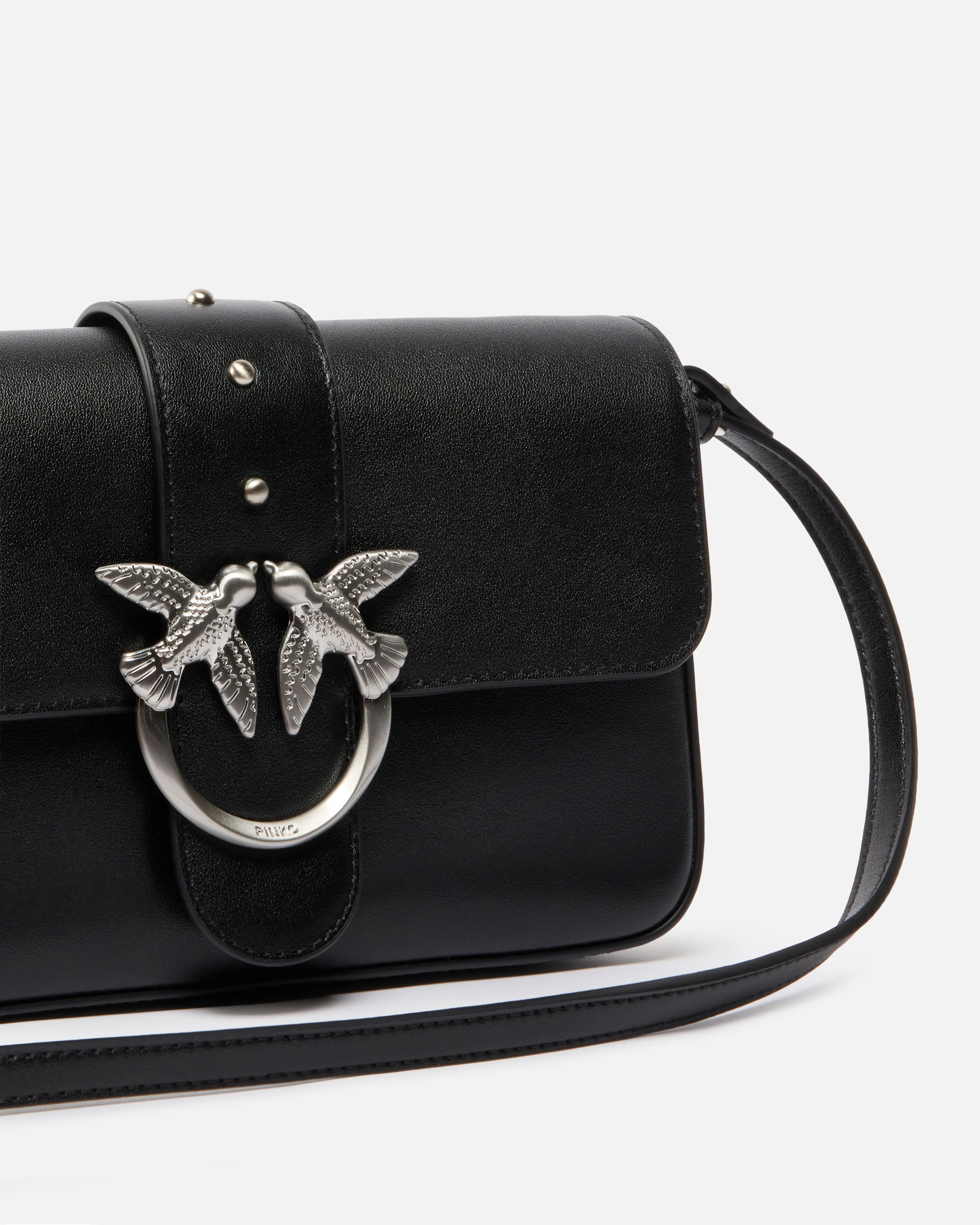 Soft leather shoulder bag Mini Love Bag - Image 3
