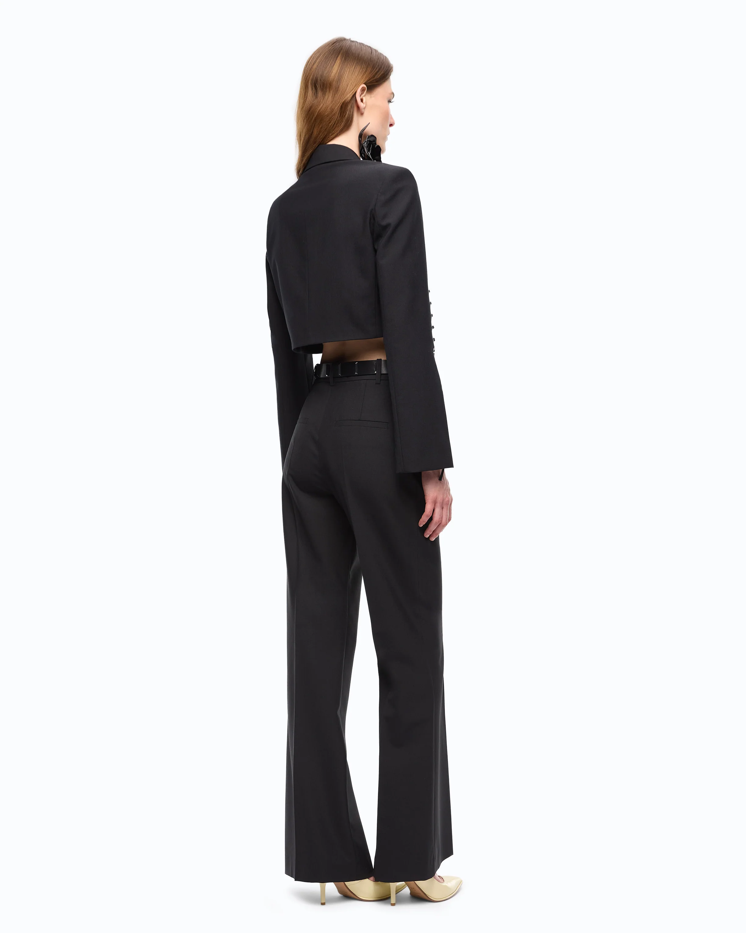 Spencer jacket with slits and laces - Image 4