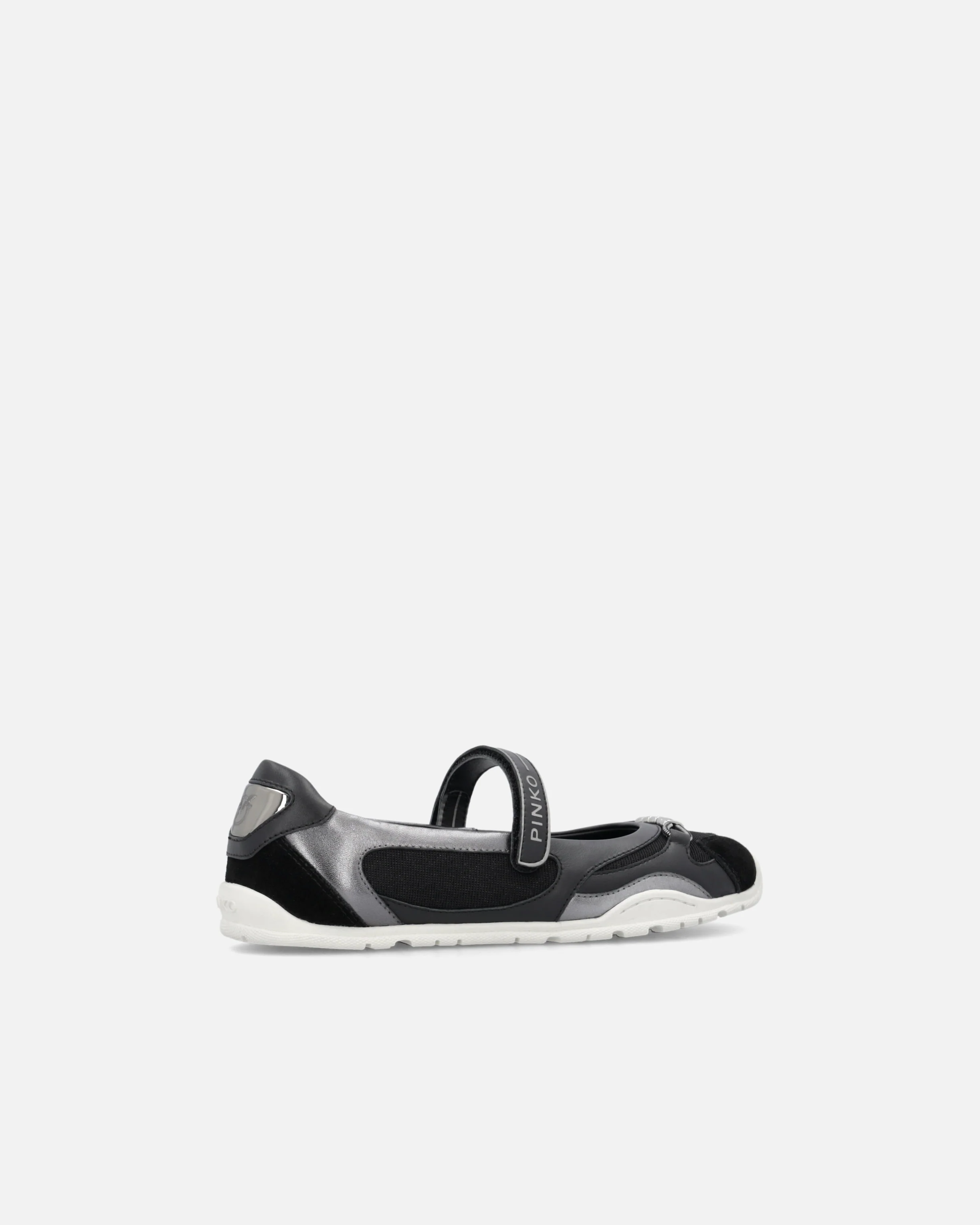 Sporty ballet flats with inserts and PINKO lettering - Image 3