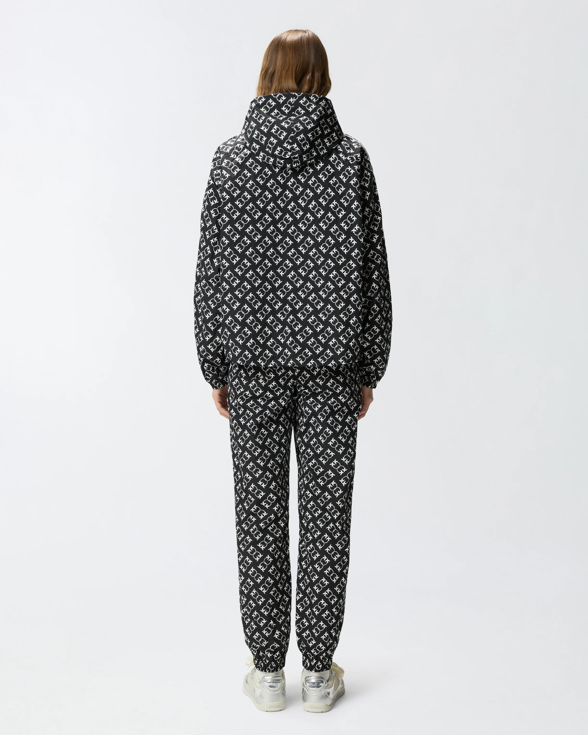 Sporty jacket with all-over Love Birds logo - Image 3