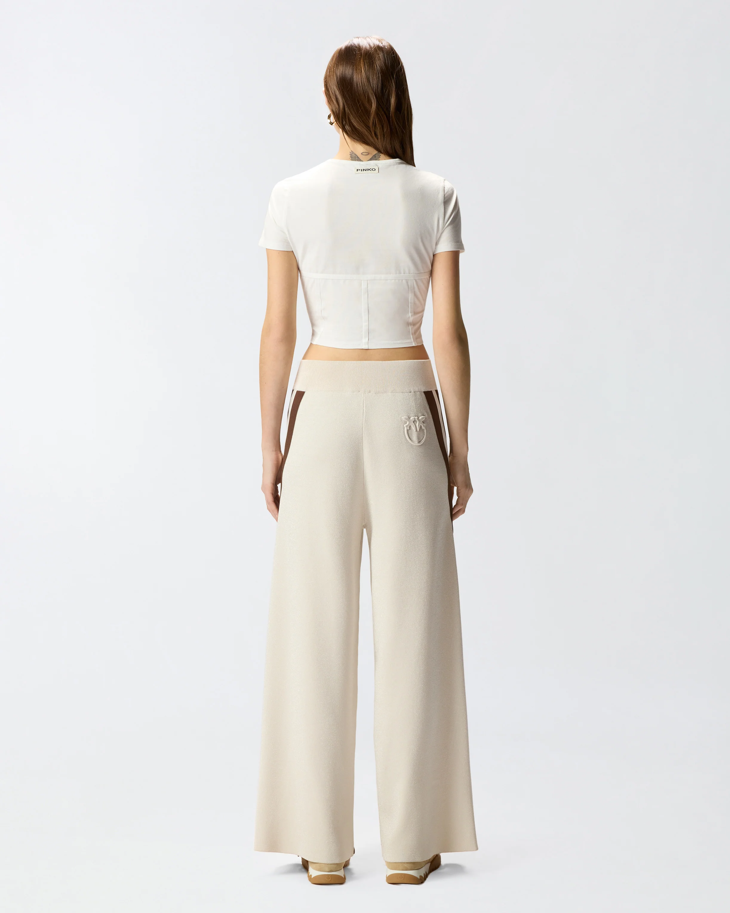 Sporty trousers with bands - Image 3